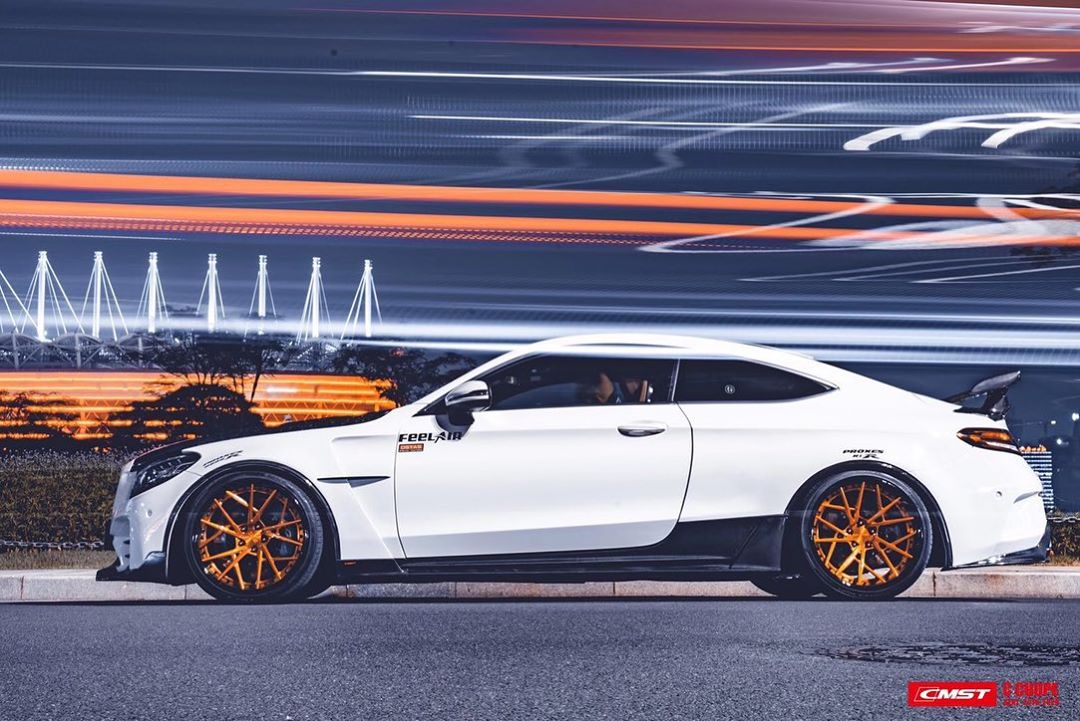 CMST Carbon Fiber Wide Body Kit for Mercedes-Benz C43 C300 C Coupe 2015-ON - Image 10