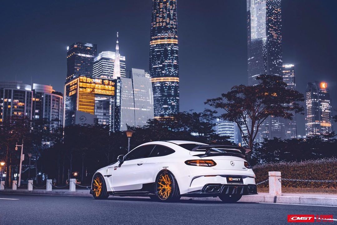 CMST Carbon Fiber Wide Body Kit for Mercedes-Benz C43 C300 C Coupe 2015-ON - Image 11