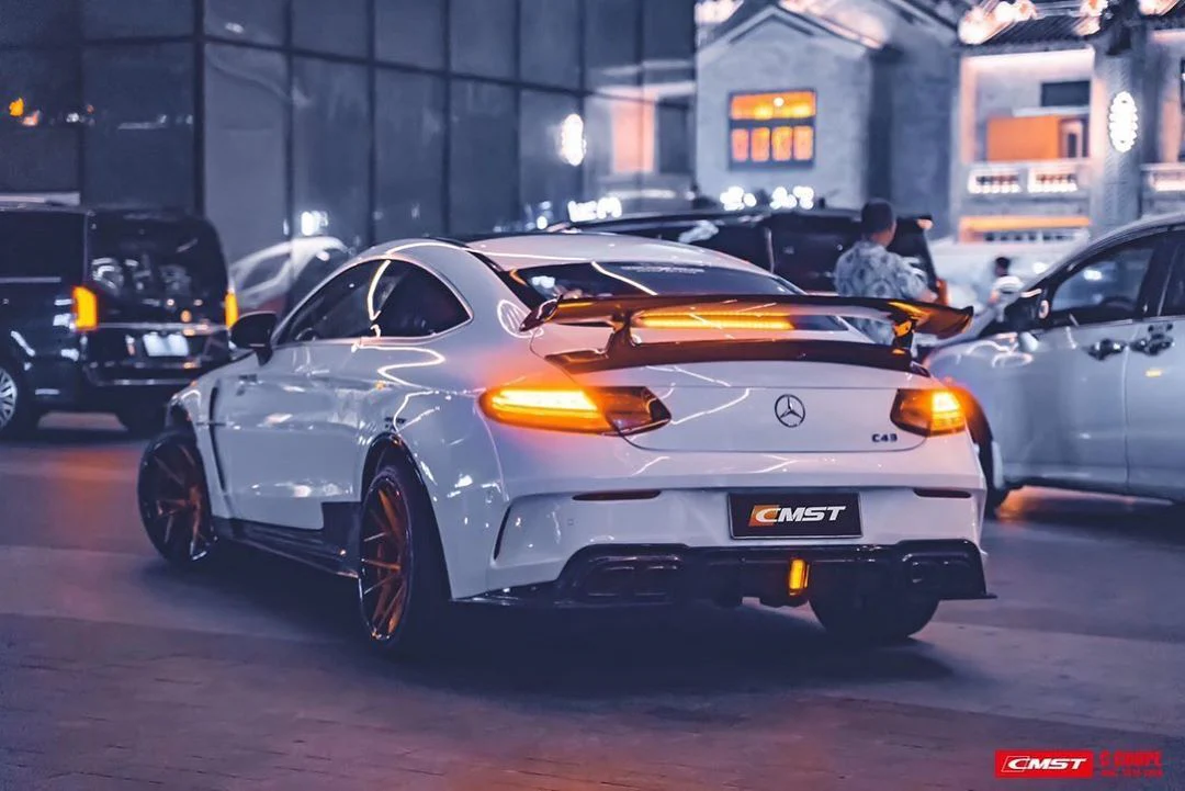 CMST Carbon Fiber Wide Body Kit for Mercedes-Benz C43 C300 C Coupe 2015-ON - Image 12