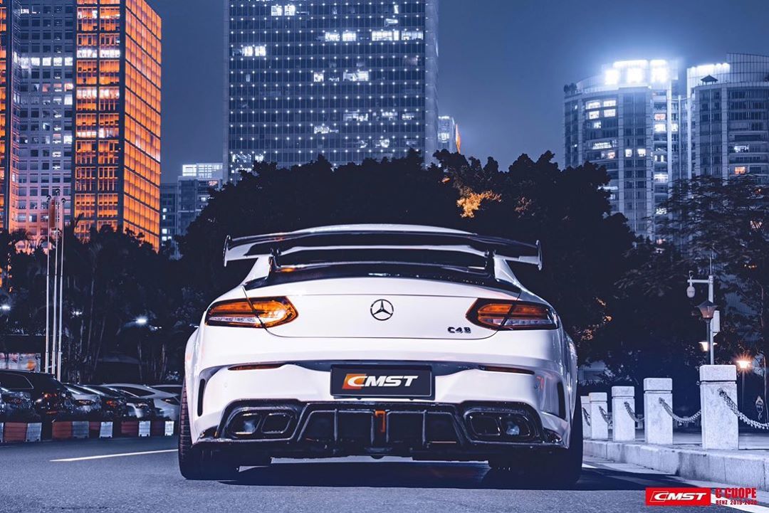 CMST Carbon Fiber Wide Body Kit for Mercedes-Benz C43 C300 C Coupe 2015-ON - Image 13