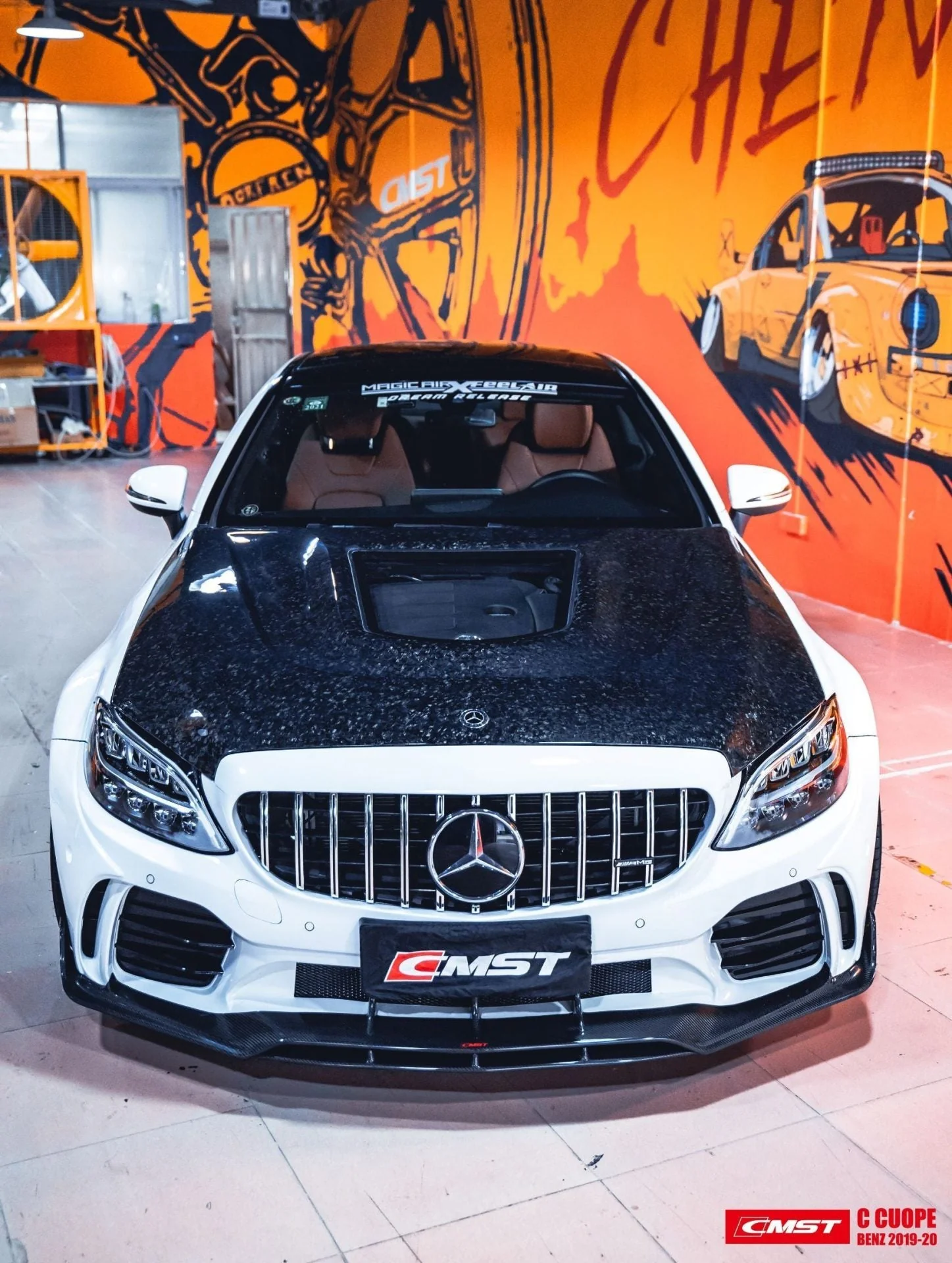 CMST Carbon Fiber Wide Body Kit for Mercedes-Benz C43 C300 C Coupe 2015-ON - Image 20
