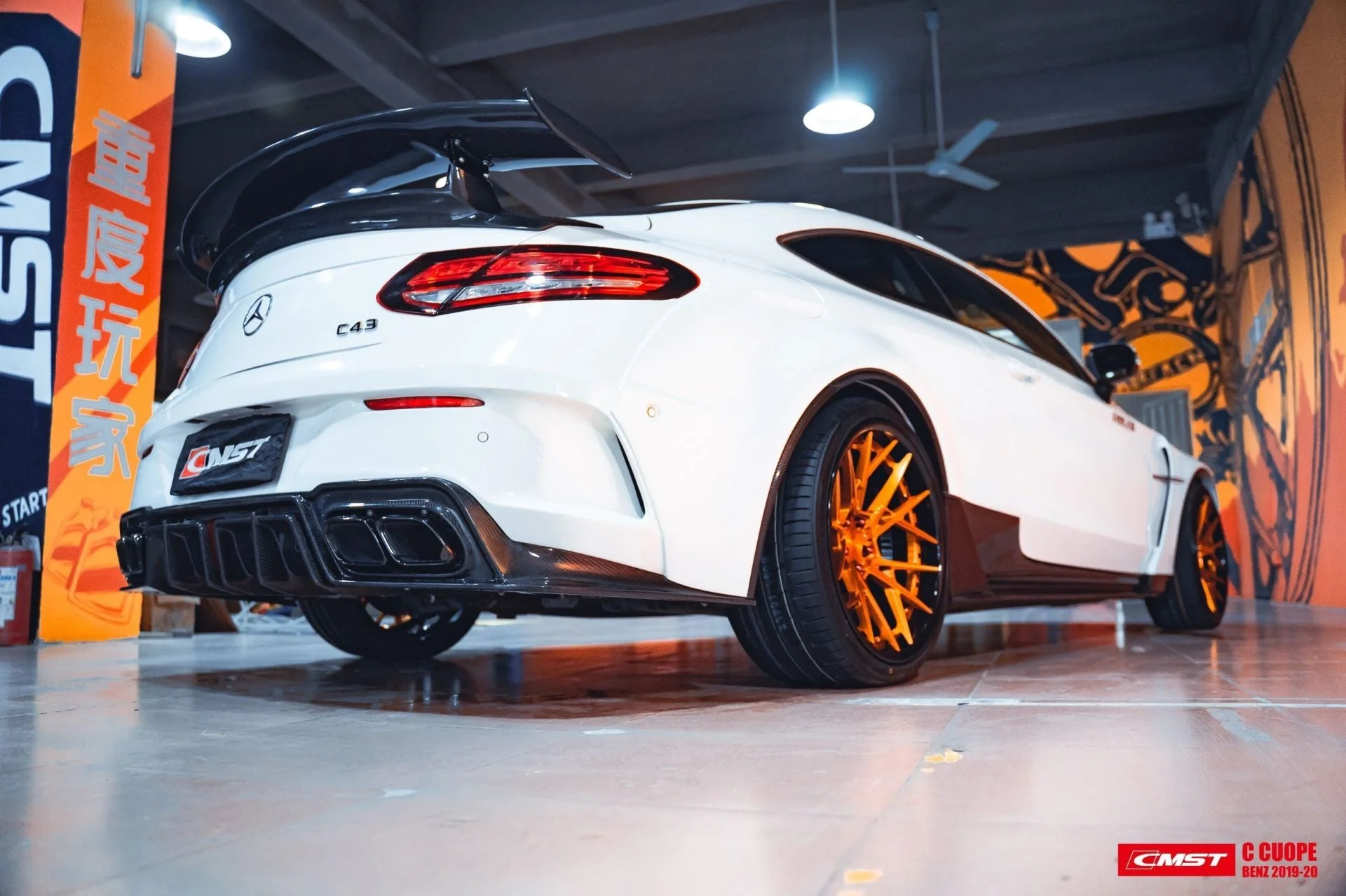 CMST Carbon Fiber Wide Body Kit for Mercedes-Benz C43 C300 C Coupe 2015-ON - Image 22