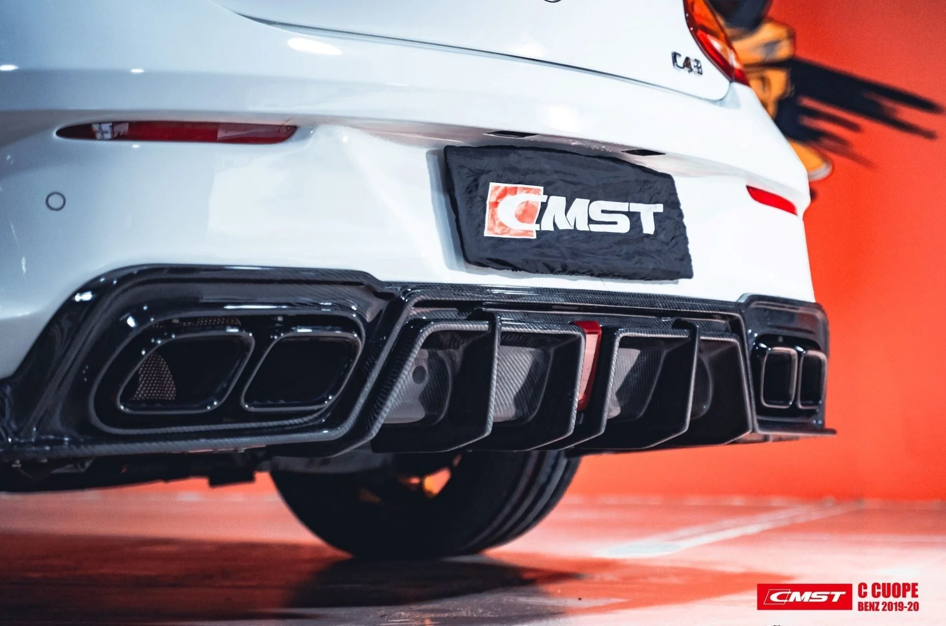 CMST Carbon Fiber Wide Body Kit for Mercedes-Benz C43 C300 C Coupe 2015-ON - Image 25