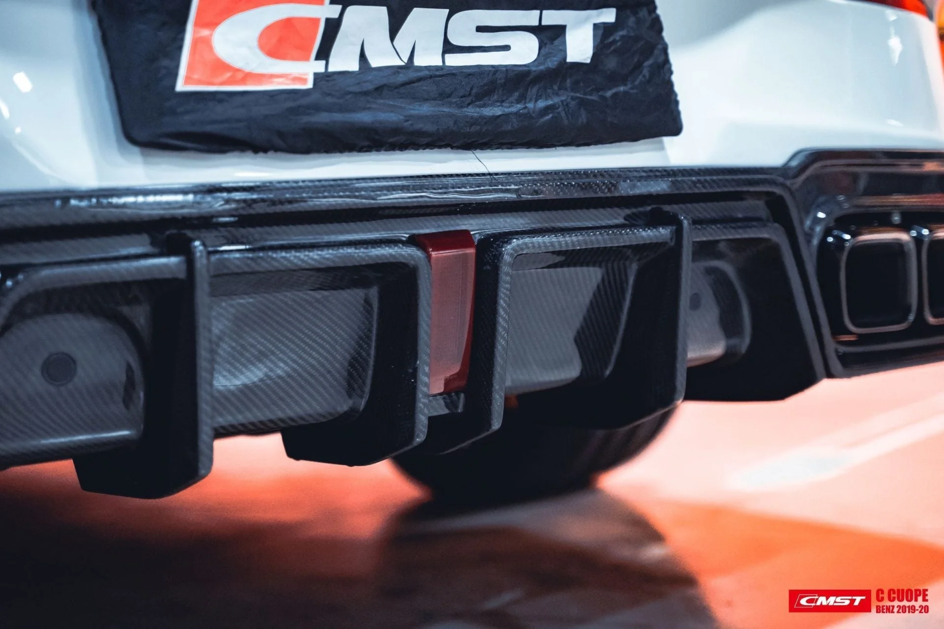 CMST Carbon Fiber Wide Body Kit for Mercedes-Benz C43 C300 C Coupe 2015-ON - Image 29