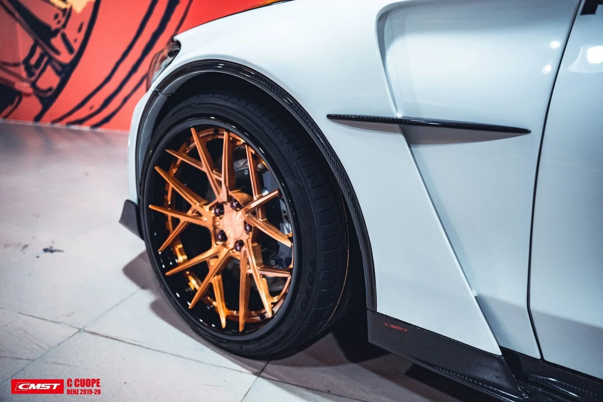CMST Carbon Fiber Wide Body Kit for Mercedes-Benz C43 C300 C Coupe 2015-ON - Image 34