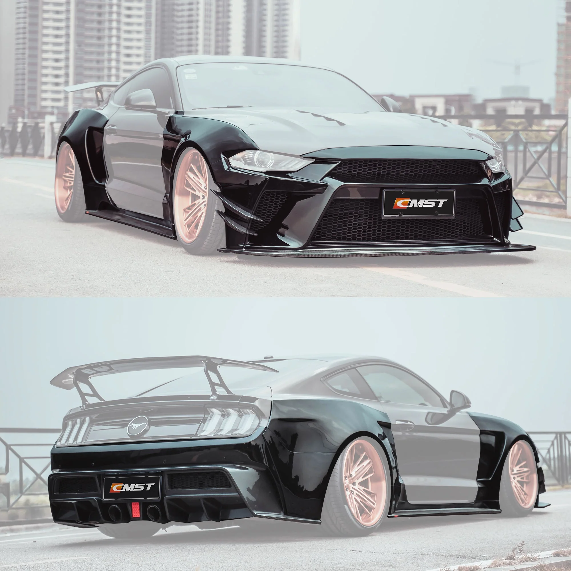 CMST Carbon Fiber Widebody kit for Ford Mustang S550.2 2018-ON