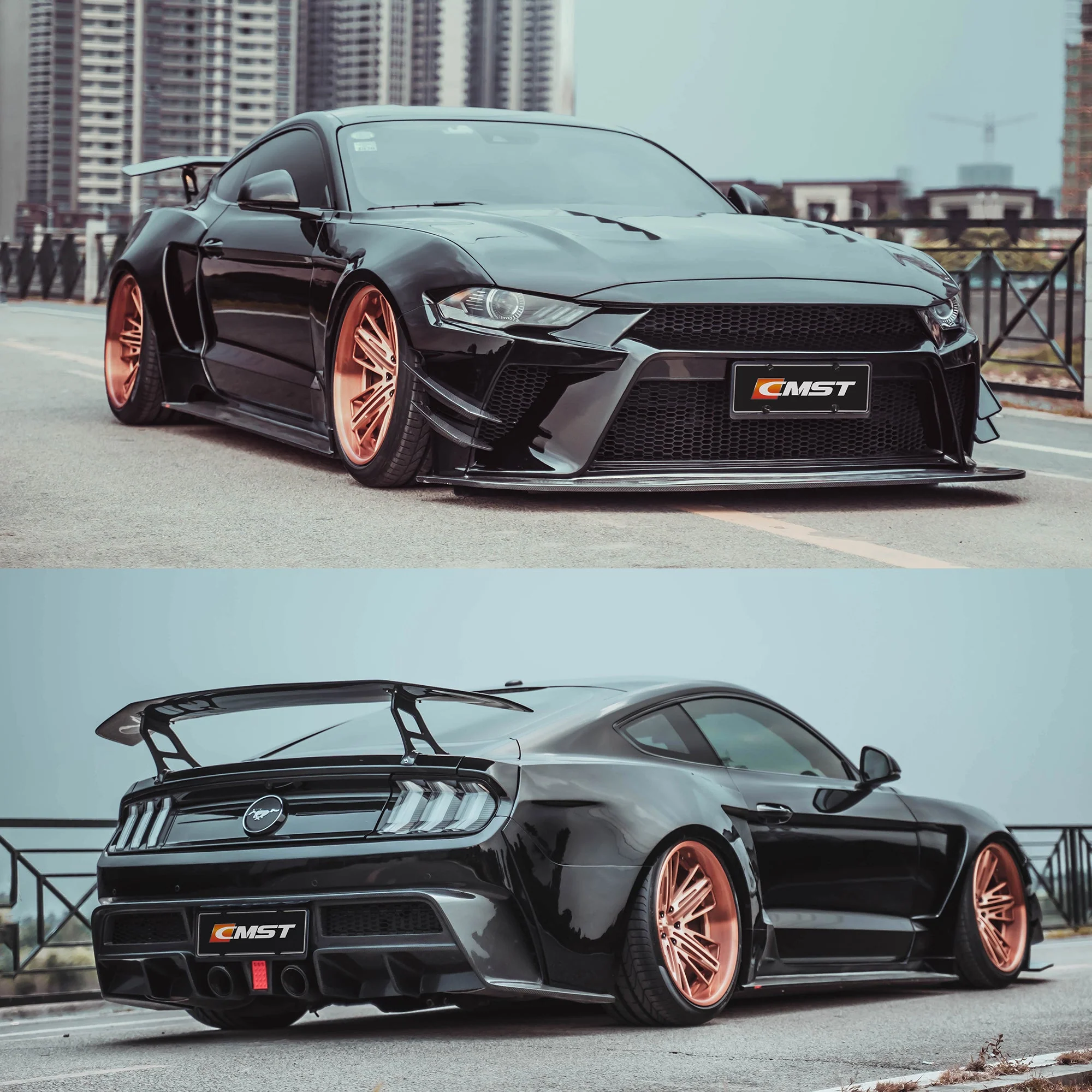 CMST Carbon Fiber Widebody kit for Ford Mustang S550.2 2018-ON - Image 2