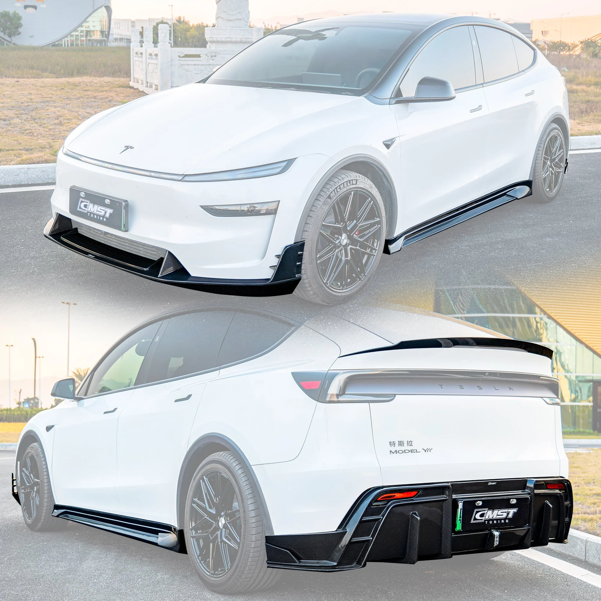 CMST Carbon Tesla Model Y L Full Carbon Fibre Bodykit (2 Versions) - Image 9