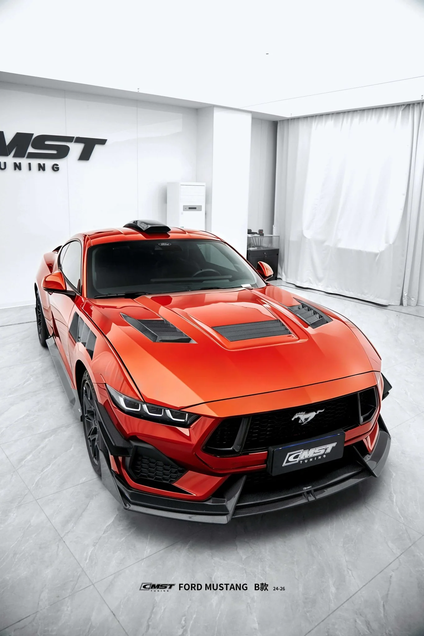 CMST Ford Mustang S650 2.3/5.0 Carbon Fibre Bonnet - Image 11