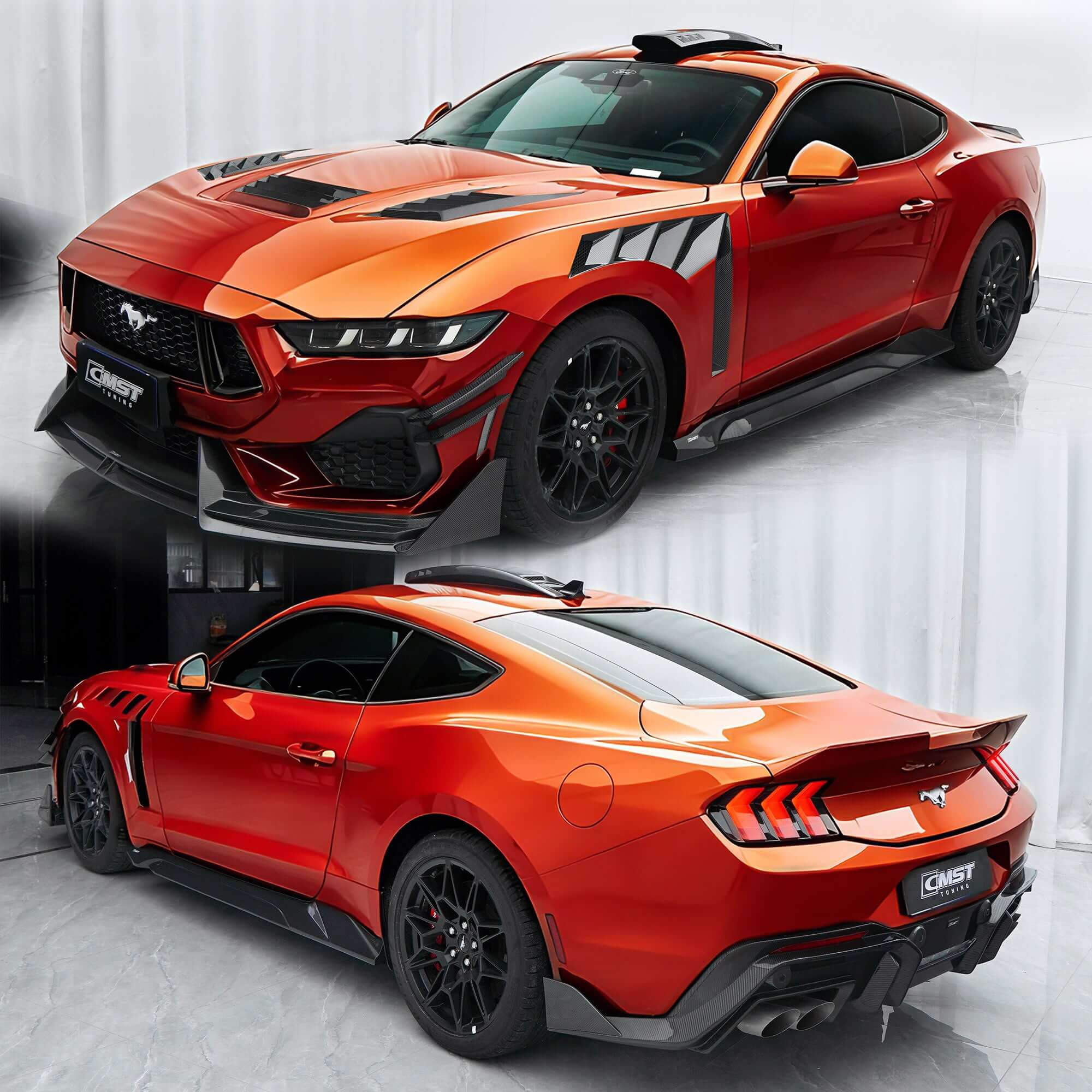 CMST Ford Mustang S650 2.3 / 5.0 Full Carbon Fibre Bodykit Style B - Image 2