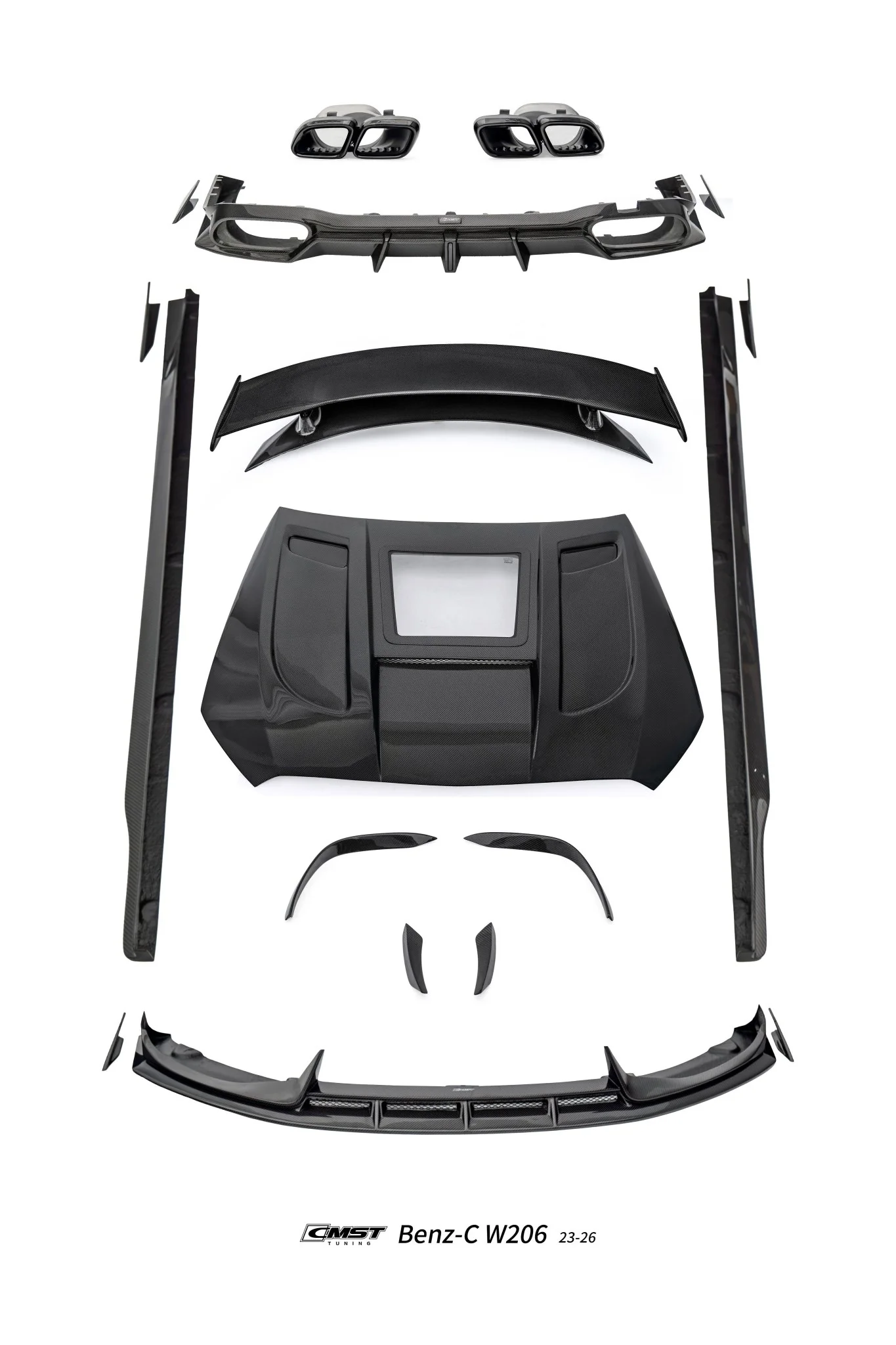 CMST Mercedes-Benz C-Class W206 Carbon Fibre Bodykit - Image 4