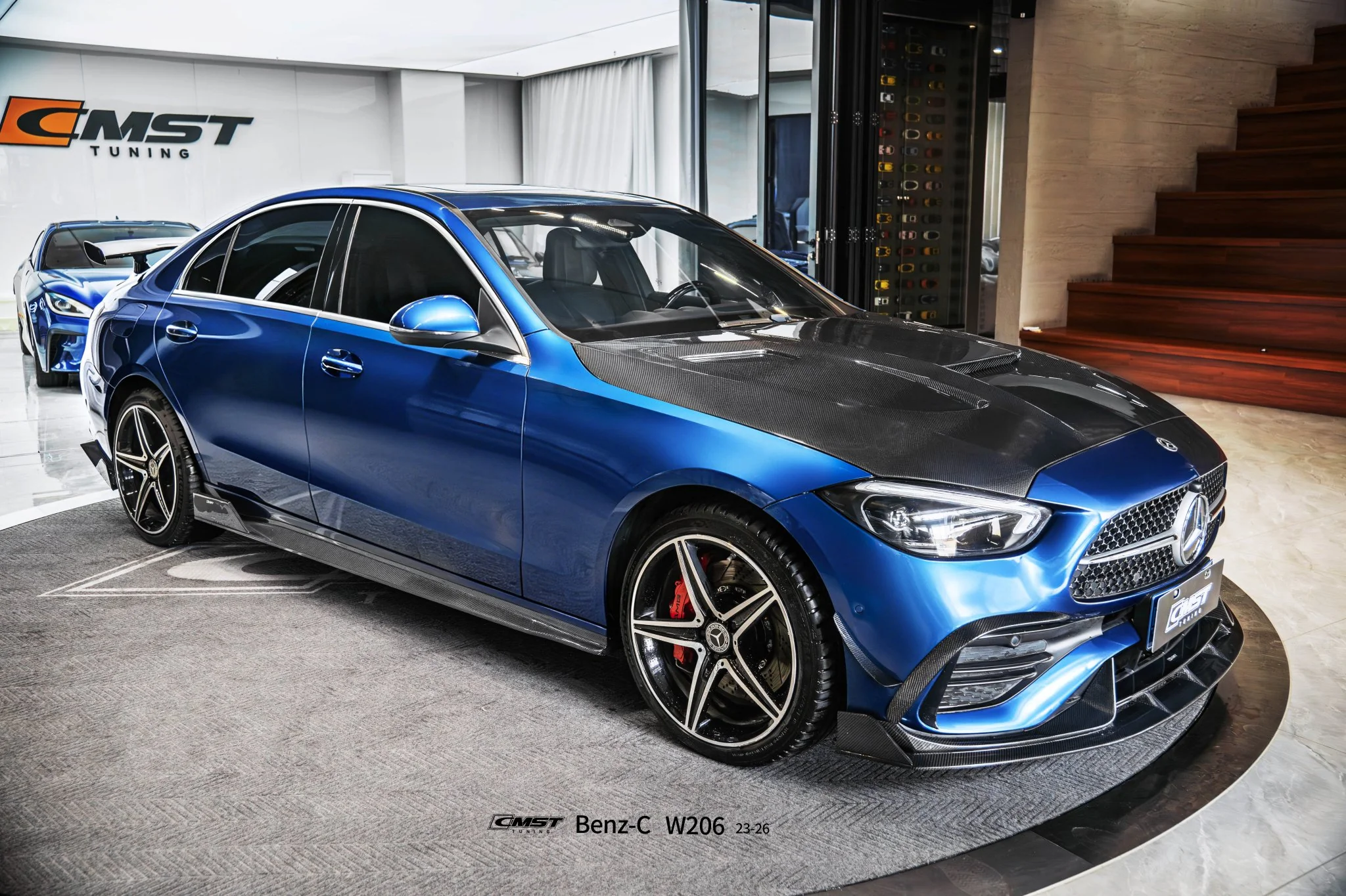 CMST Mercedes-Benz C-Class W206 Carbon Fibre Bonnet V1 - Image 3