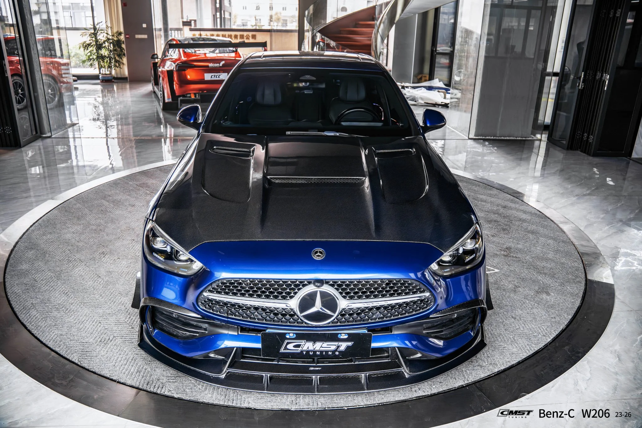 CMST Mercedes-Benz C-Class W206 Carbon Fibre Bonnet V1 - Image 4