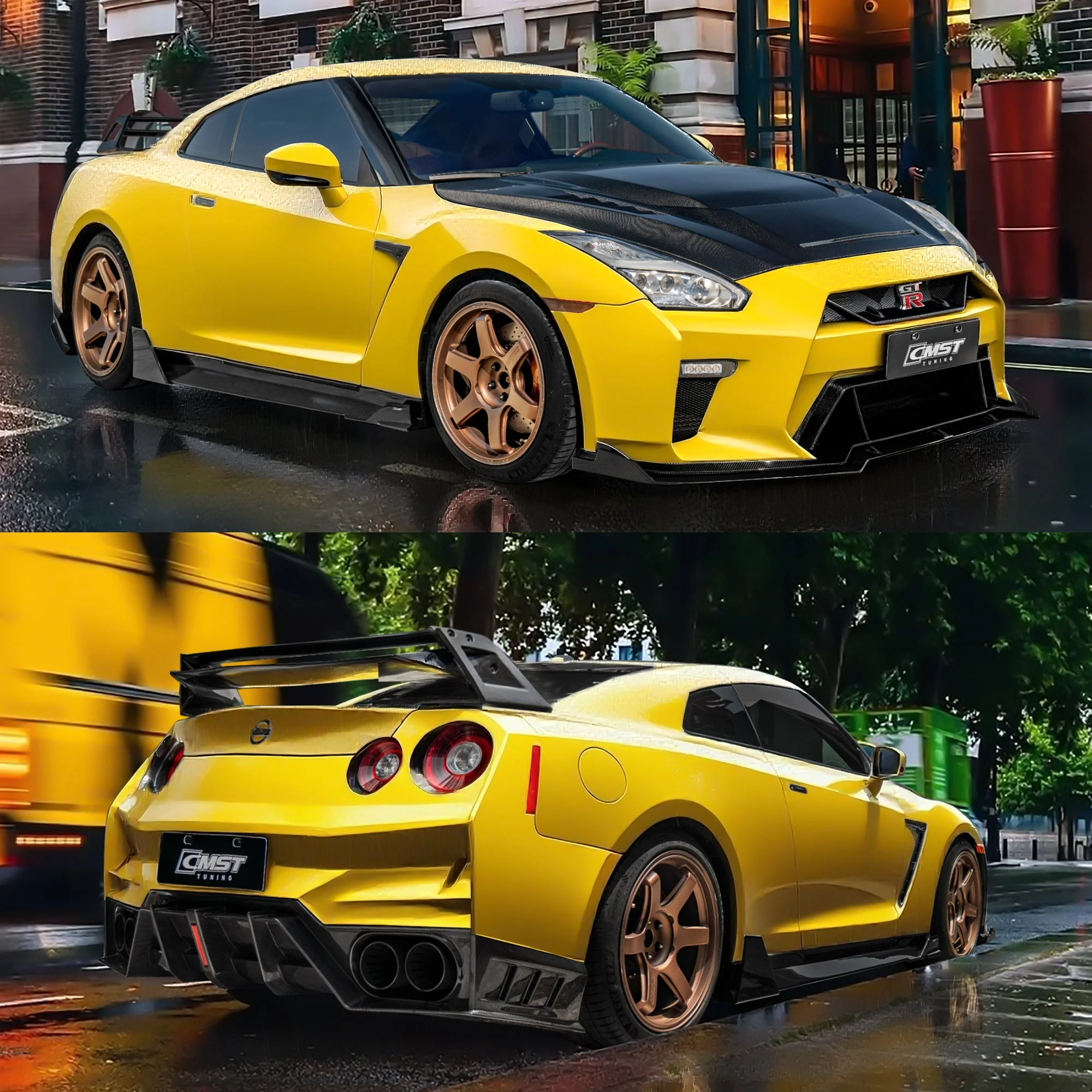 CMST Nissan GTR R35 Carbon Fibre Narrowbody Kit 2008-2016 - Image 2