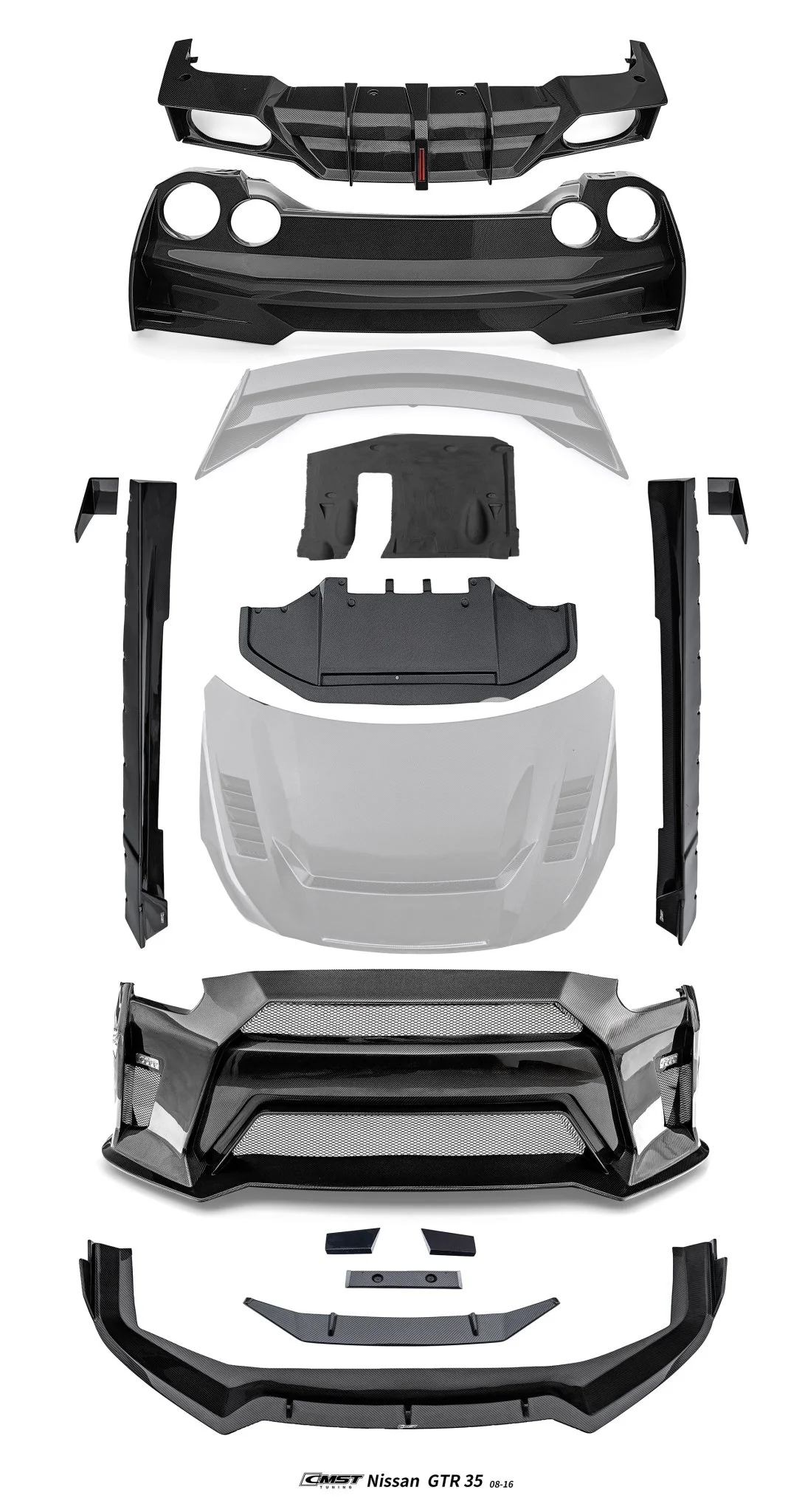 CMST Nissan GTR R35 Carbon Fibre Narrowbody Kit 2008-2016 - Image 3