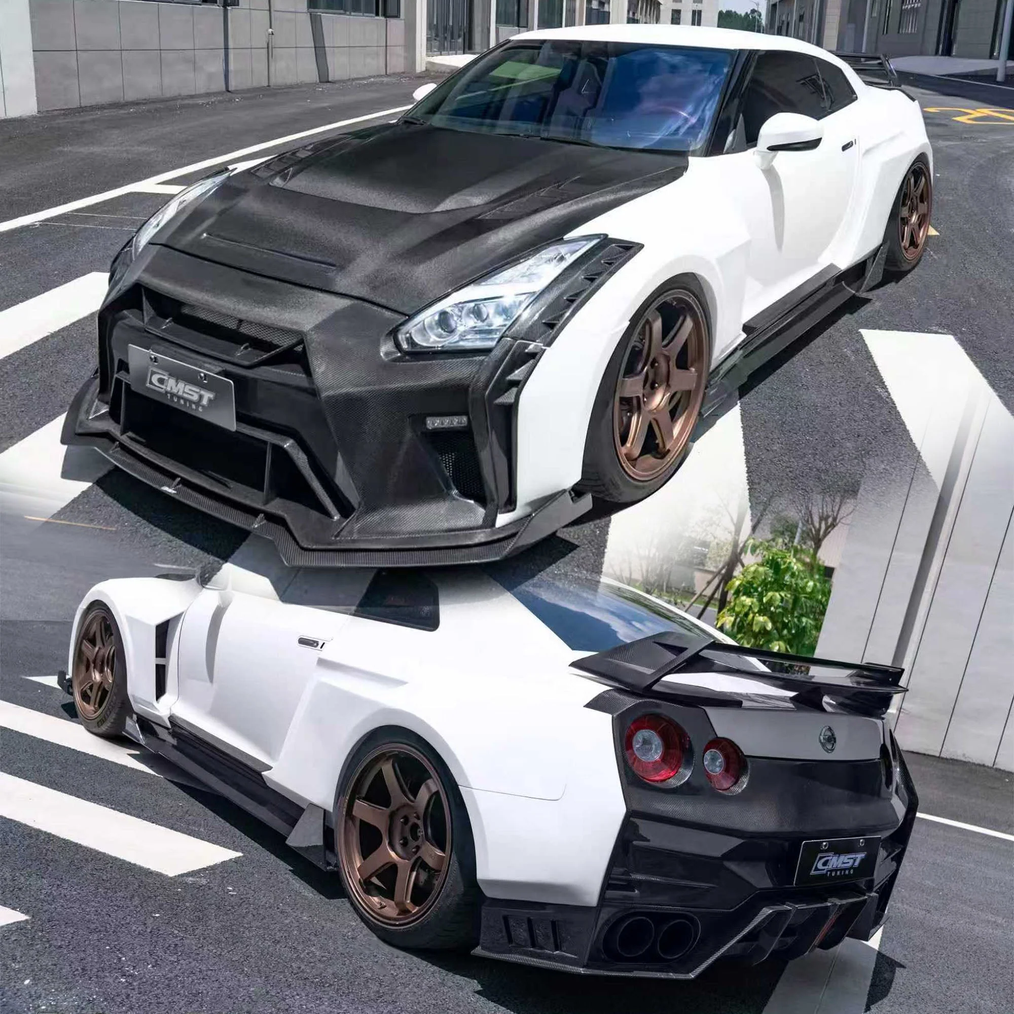 CMST Nissan GTR R35 Carbon Fibre Widebody Kit 2008-2016 - Image 2