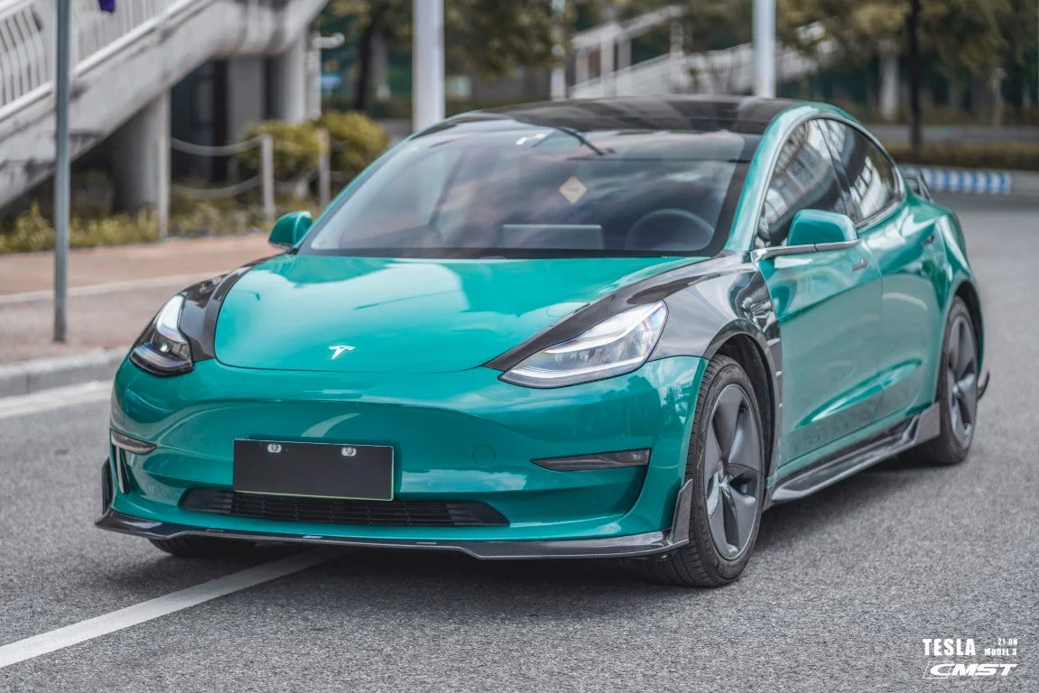 CMST Tesla Model 3 Lightweight Dry-Carbon Fiber Front Fender Replacement (1.58KG) - Image 8
