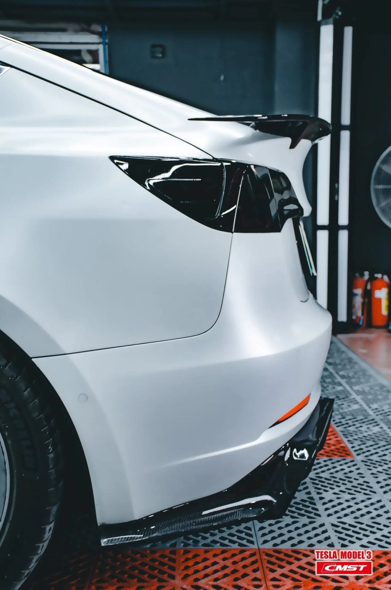 CMST Tesla Model 3 Carbon Fiber Full Body Kit Style E - Image 46