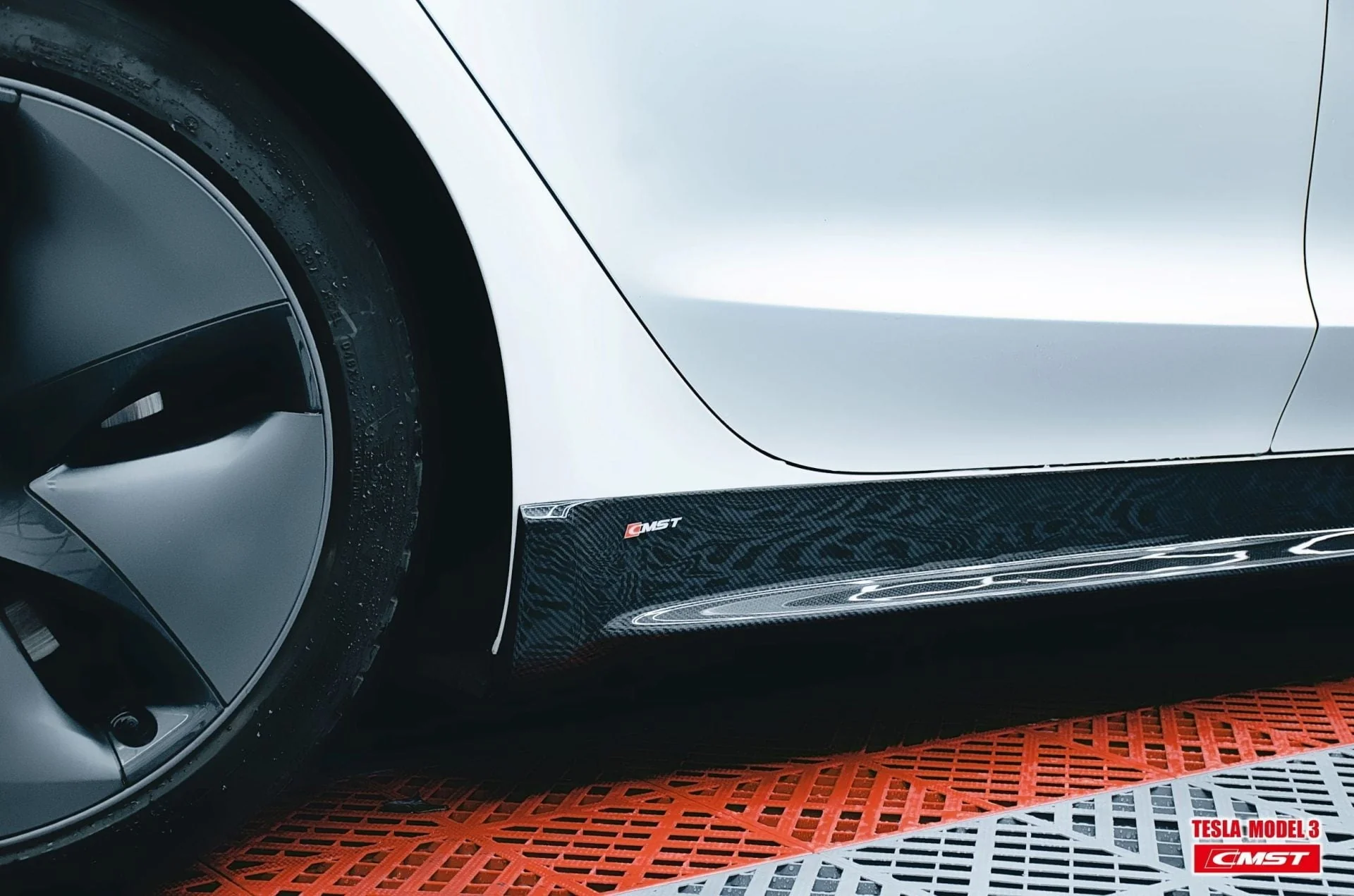 CMST Tesla Model 3 Carbon Fiber Full Body Kit Style E - Image 51
