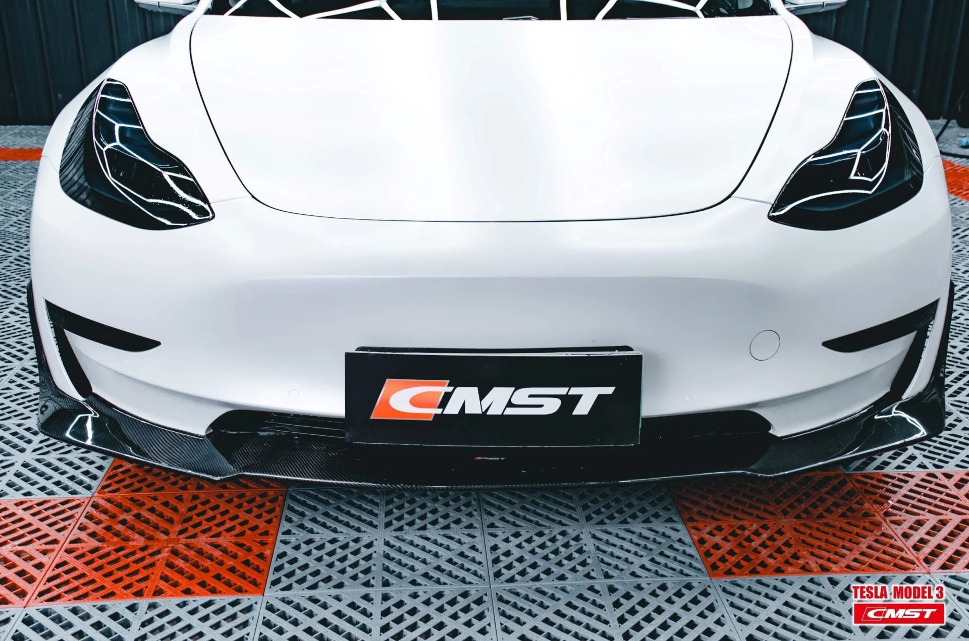 CMST Tesla Model 3 Carbon Fiber Full Body Kit Style E - Image 52