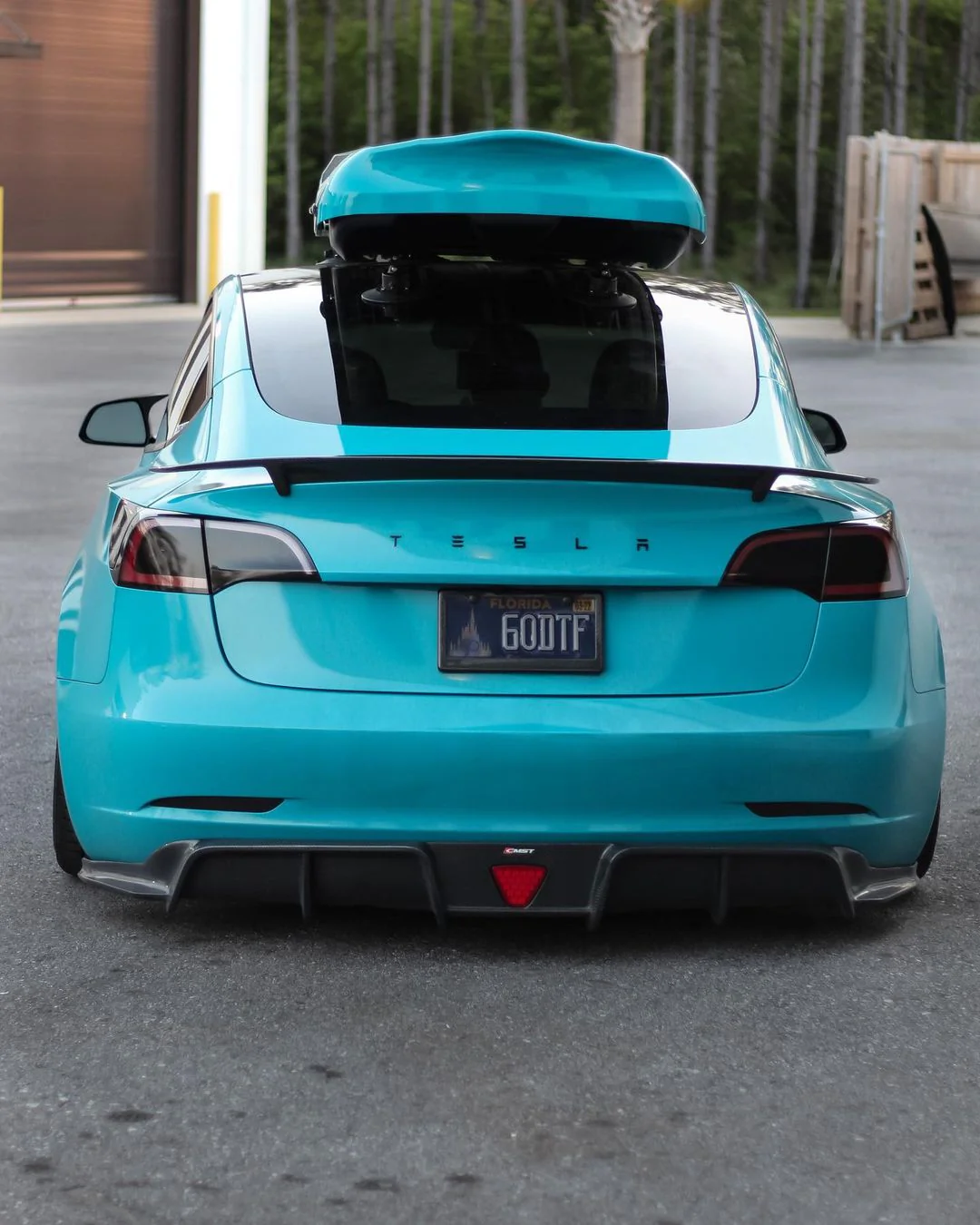 CMST Tesla Model 3 Carbon Fiber Full Body Kit Style E - Image 71