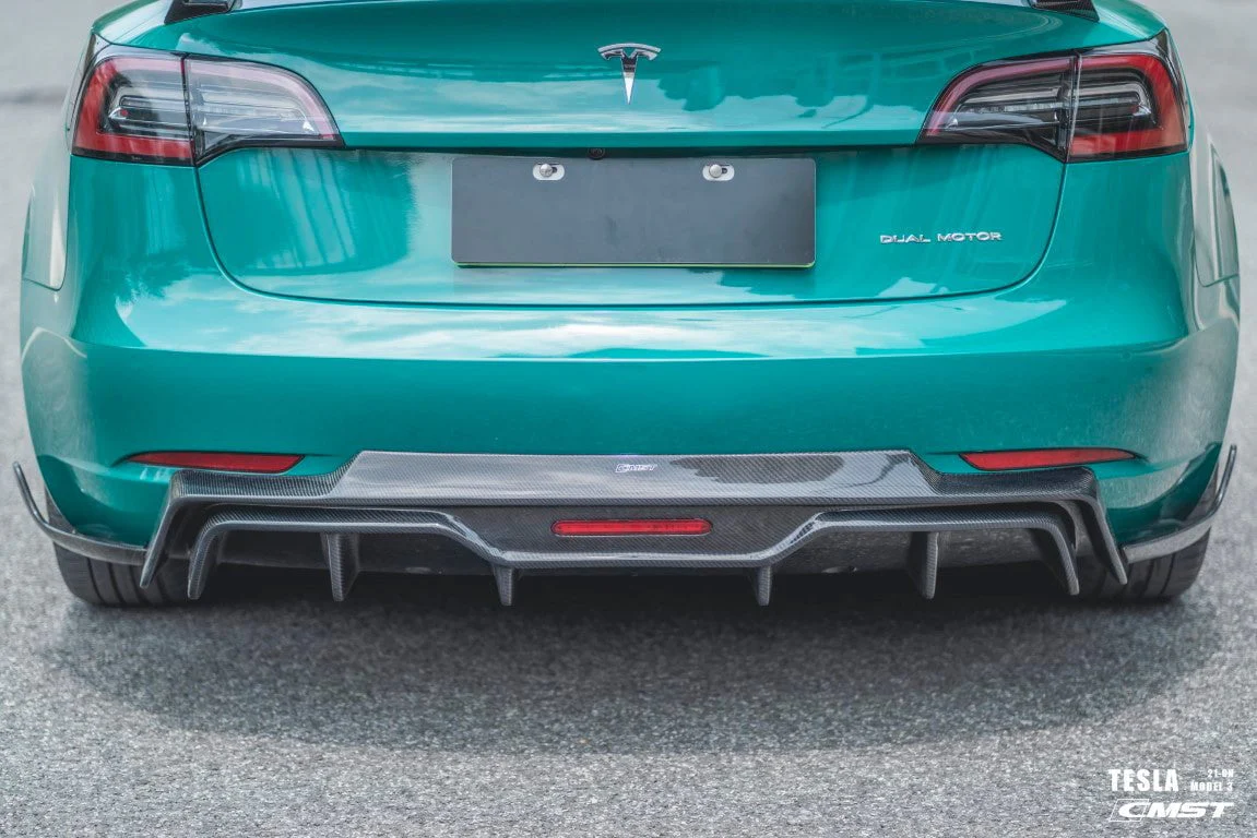 CMST Tesla Model 3 Carbon Fiber Full Body Kit Style F - Image 20