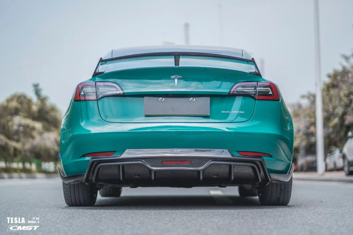 CMST Tesla Model 3 Carbon Fiber Full Body Kit Style F - Image 21