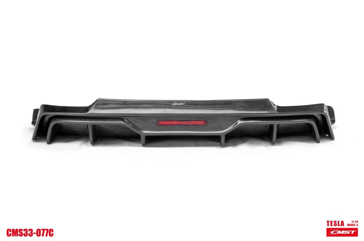 CMST Tesla Model 3 Carbon Fiber Full Body Kit Style F - Image 22