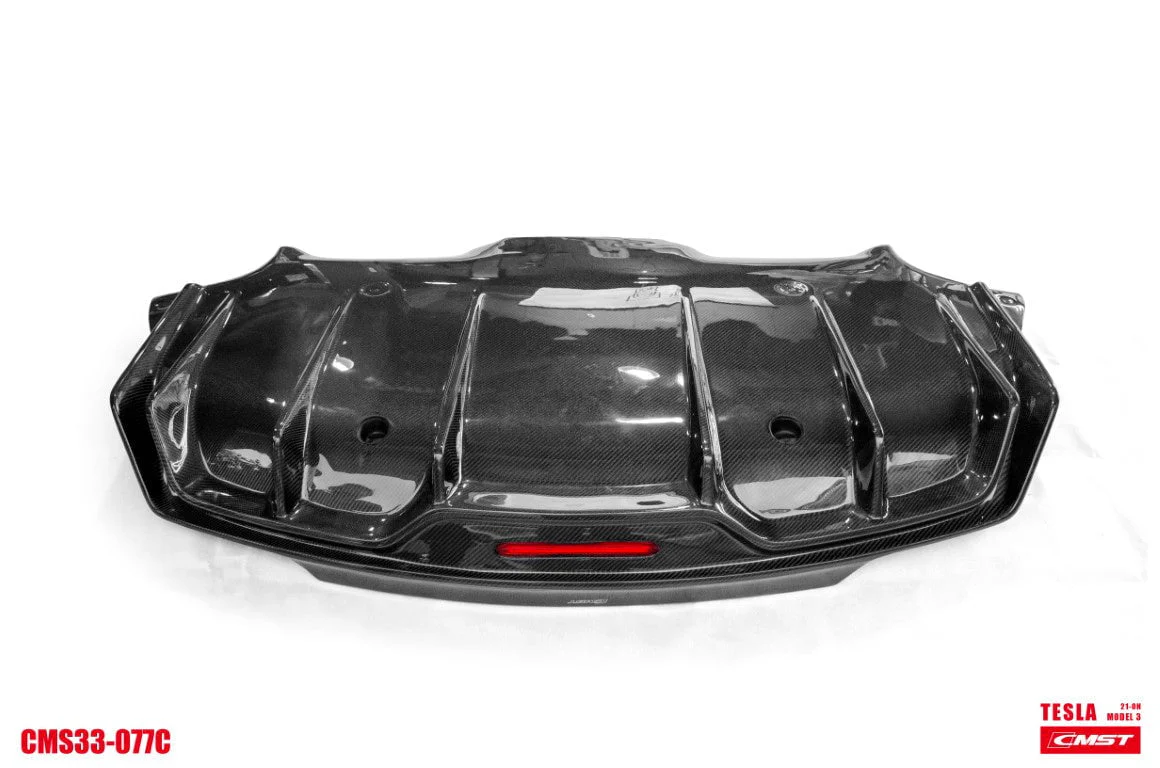 CMST Tesla Model 3 Carbon Fiber Full Body Kit Style F - Image 23