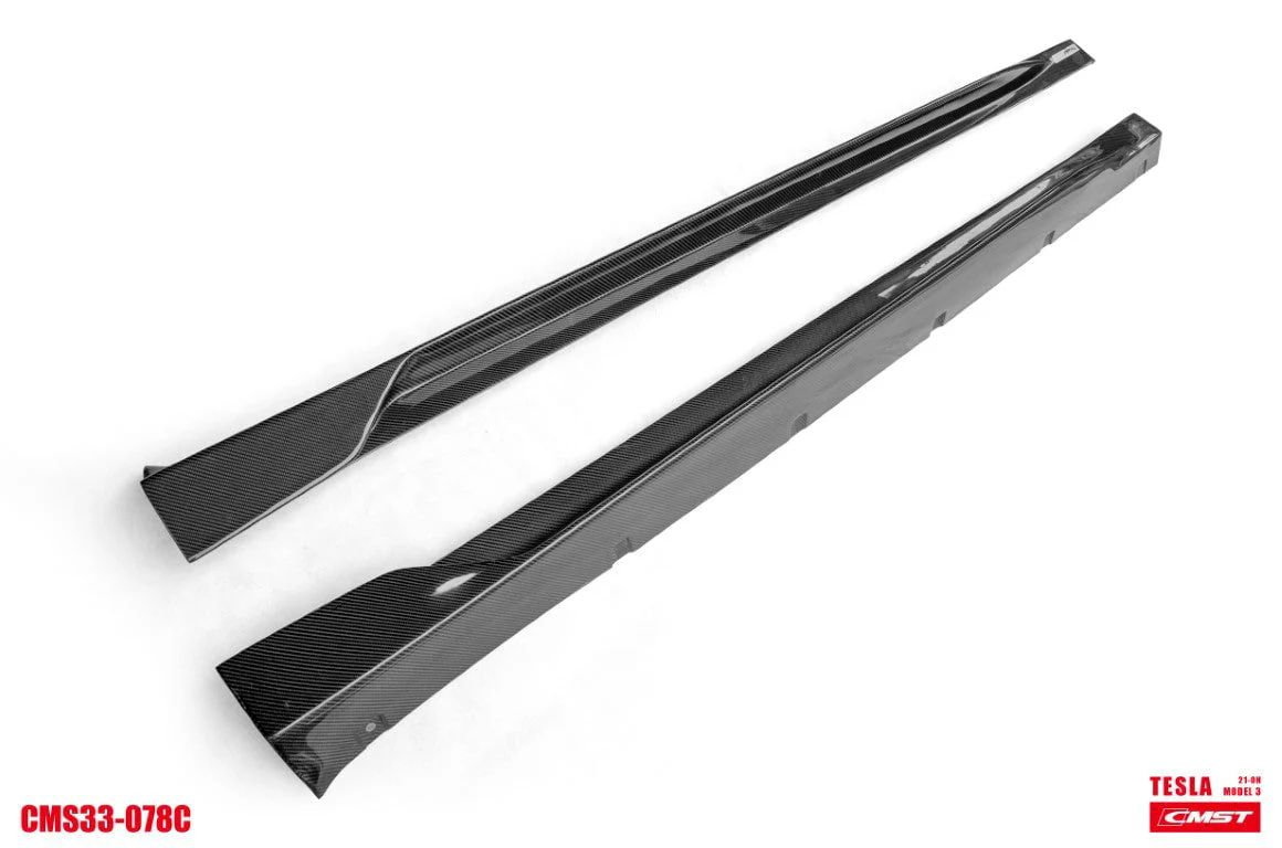 CMST Tesla Model 3 Carbon Fiber Full Body Kit Style F - Image 31