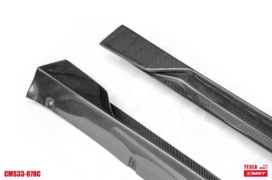 CMST Tesla Model 3 Carbon Fiber Full Body Kit Style F - Image 33