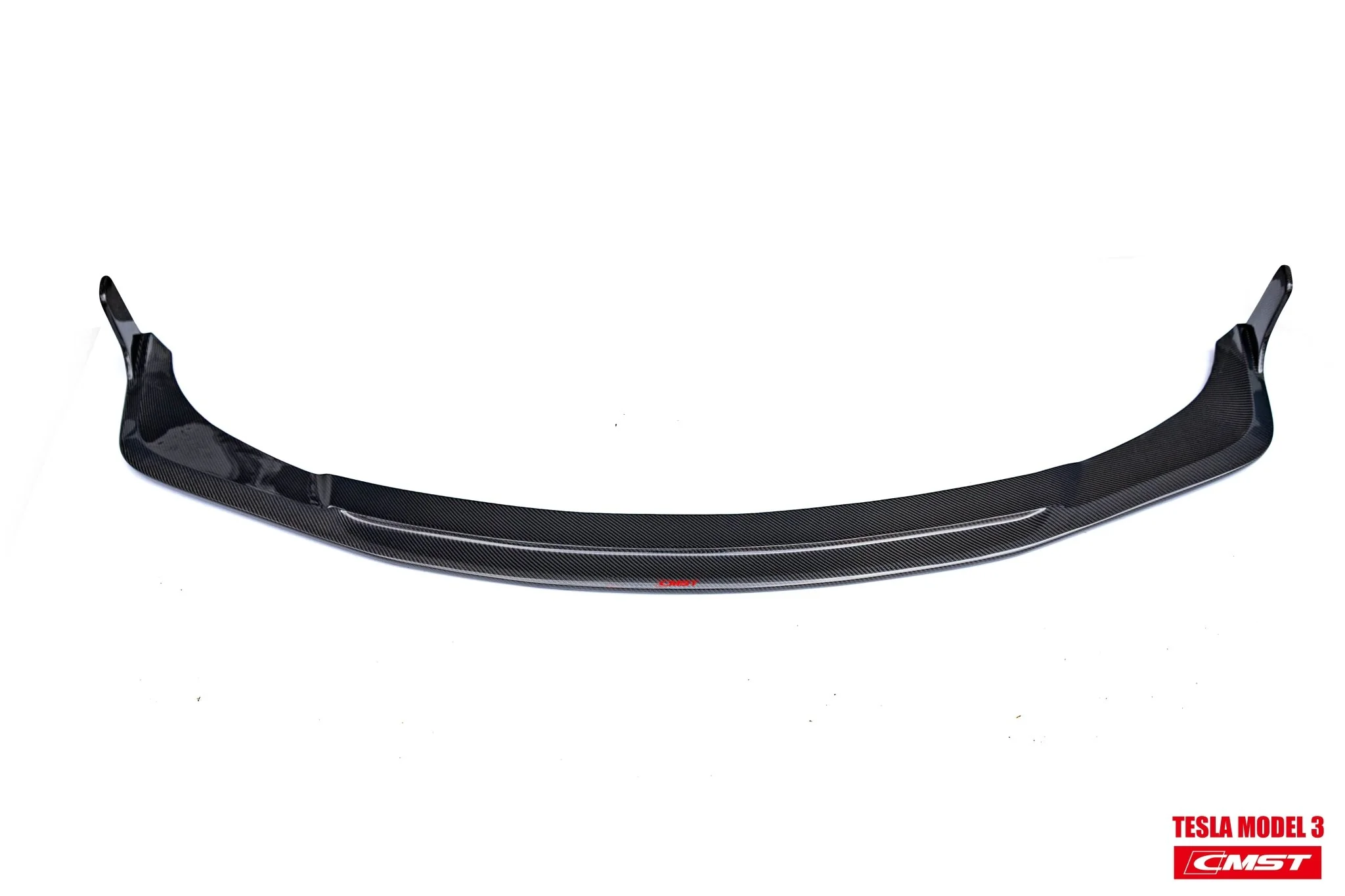 CMST Tuning Carbon Fiber Front Bumper for Tesla Model 3 Ver.1 with Carbon Fiber Canards & Front Lip - Image 14