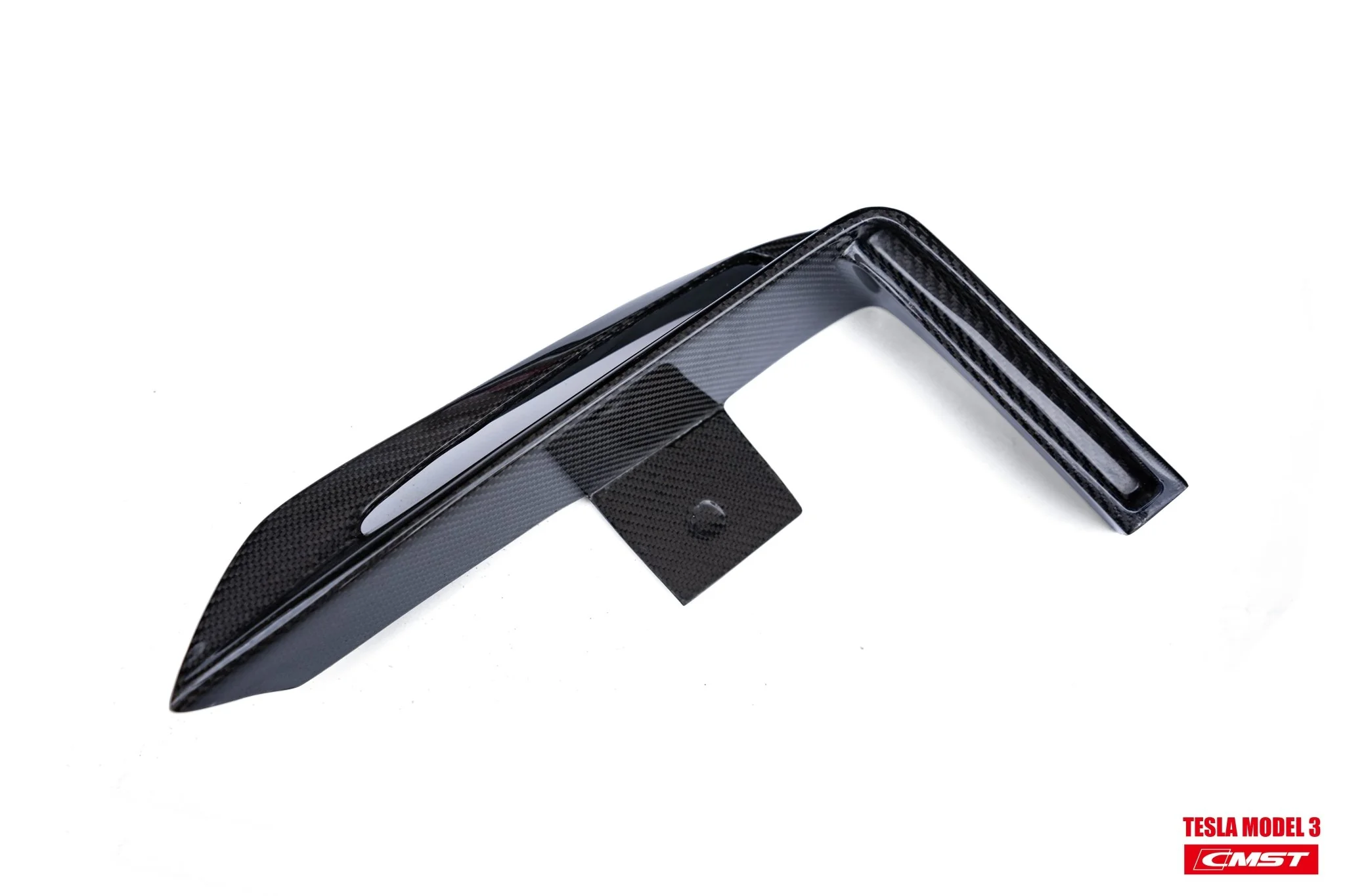 CMST Tuning Carbon Fiber Front Bumper for Tesla Model 3 Ver.1 with Carbon Fiber Canards & Front Lip - Image 19
