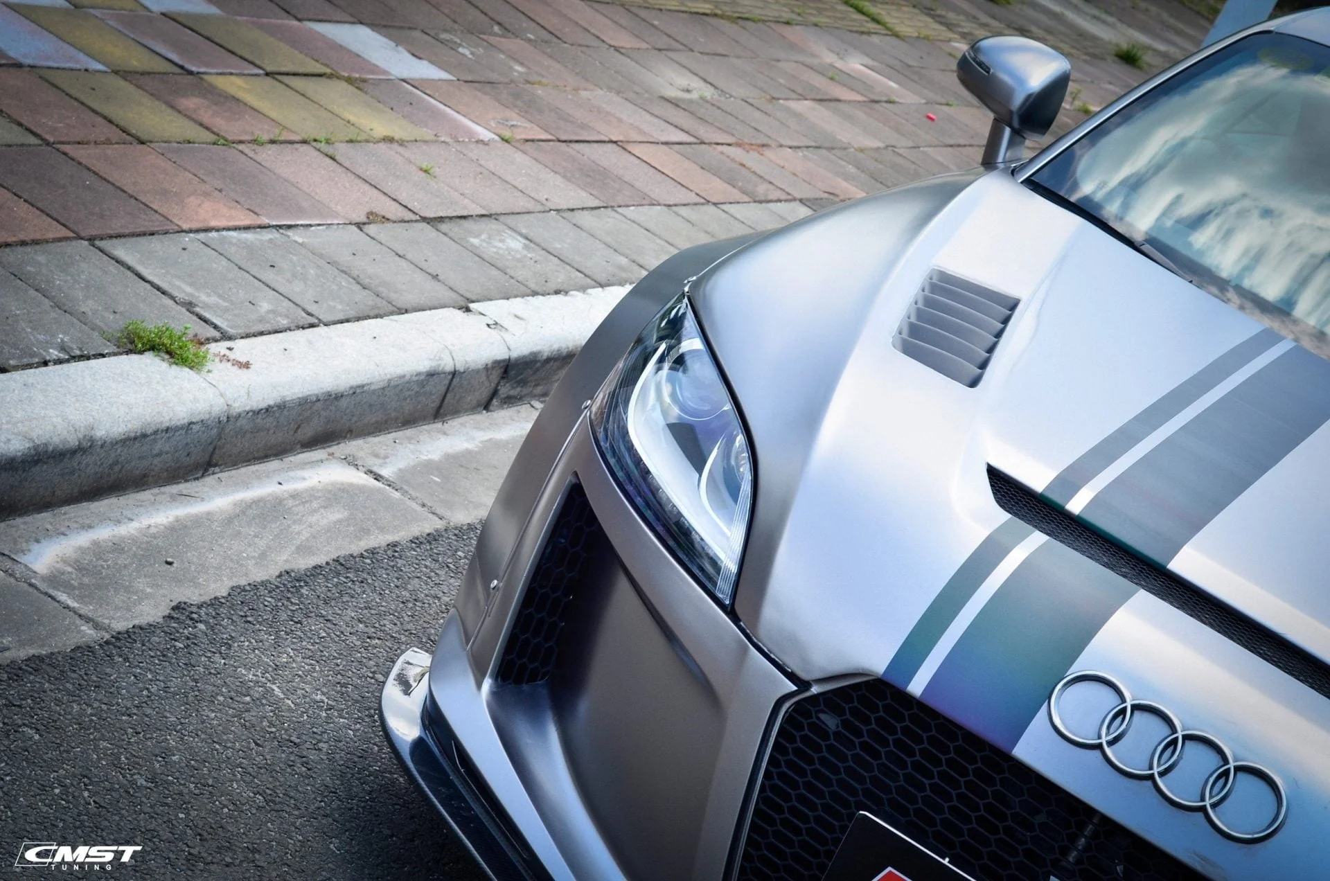 CMST Tuning Carbon Fiber Front Bumper & Front Lip For Audi TT TTS MK2 8J 2011-2015 - Image 8