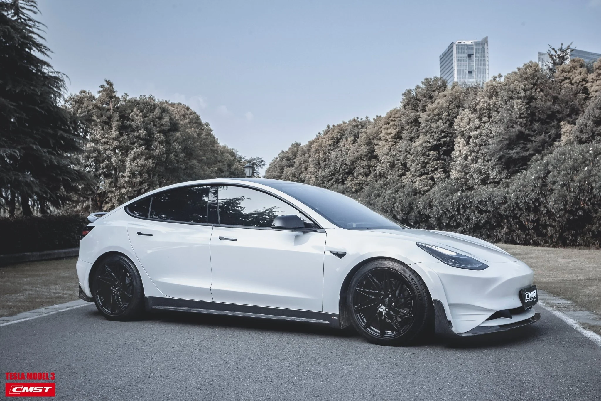 CMST Tuning Carbon Fiber Front Bumper & Front Lip for Tesla Model 3 Ver.2 - Image 10