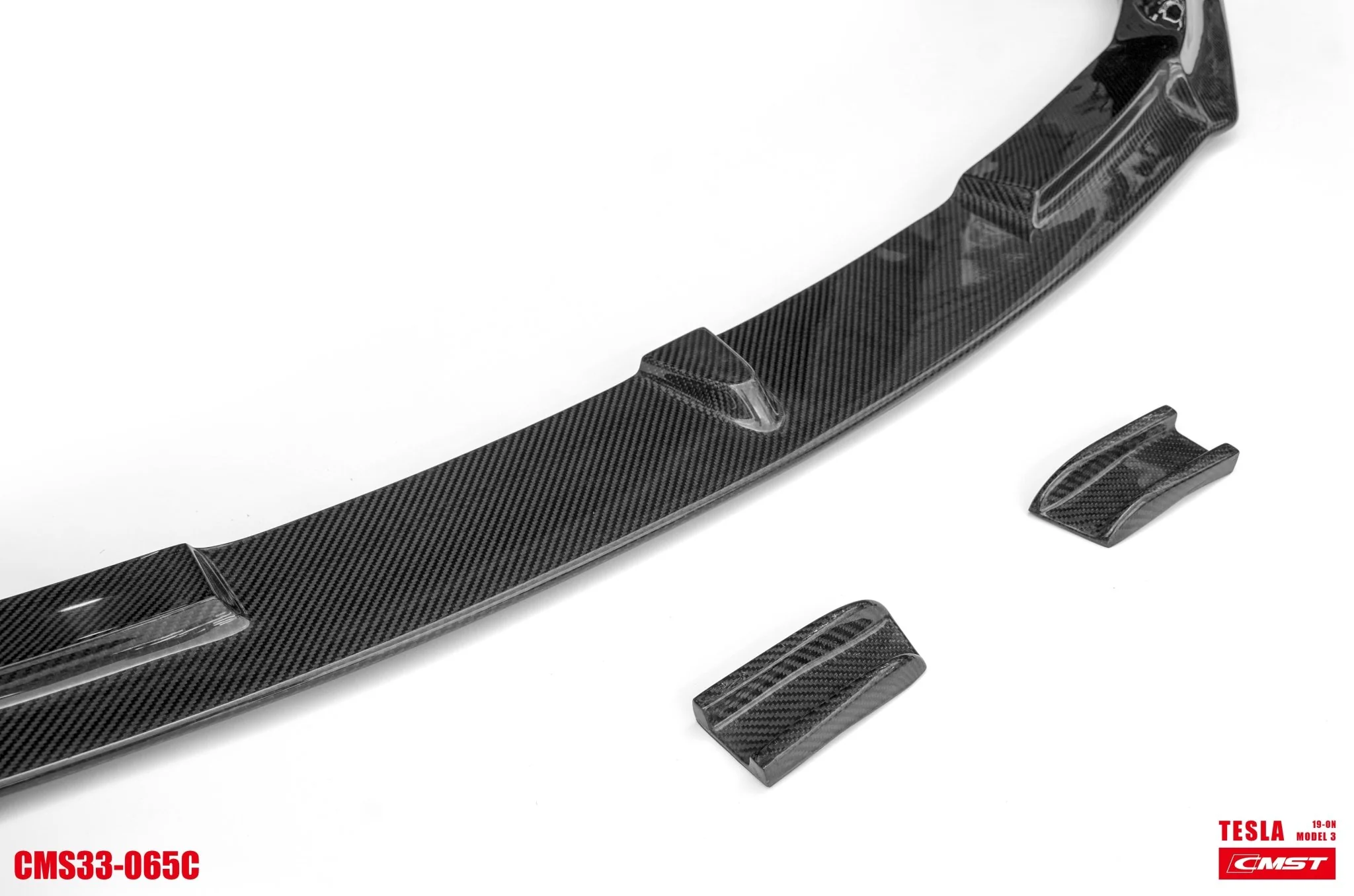 CMST Tuning Carbon Fiber Front Bumper & Front Lip for Tesla Model 3 Ver.2 - Image 23