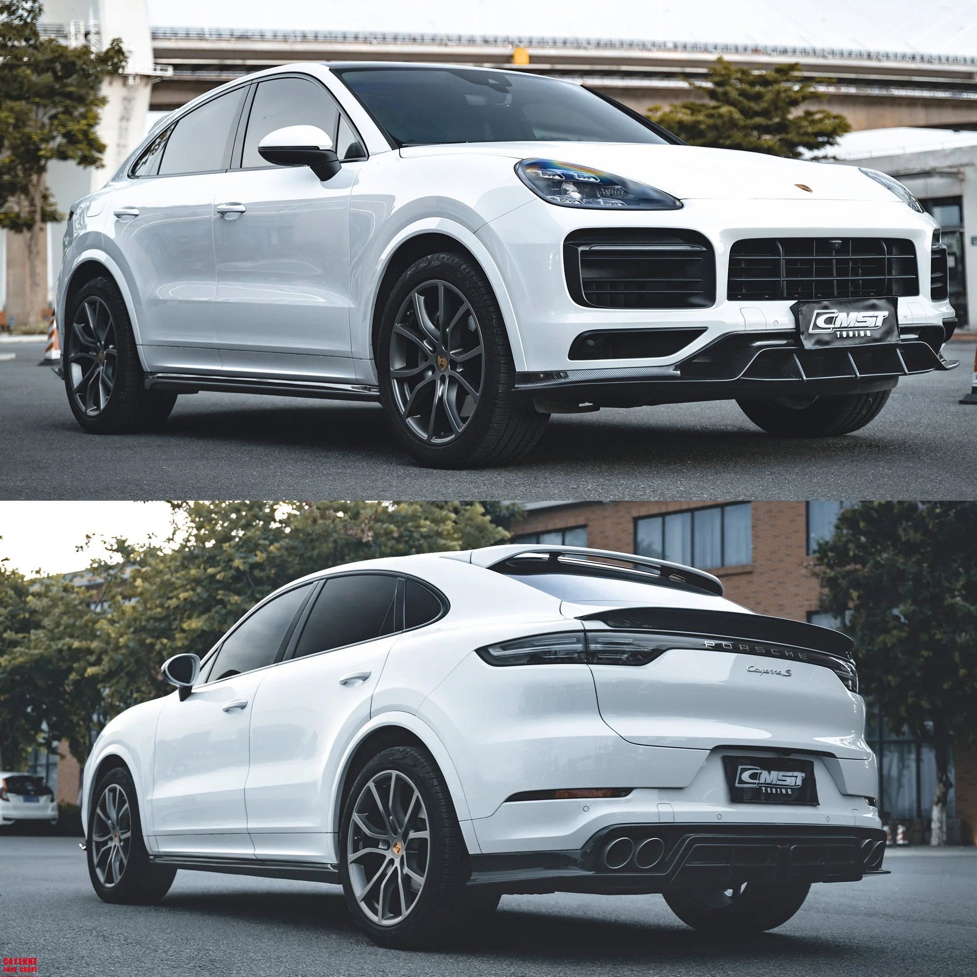Porsche Cayenne Coupe 9Y3 (2018+) CMST Carbon Fibre Aero Body Kit - Image 2