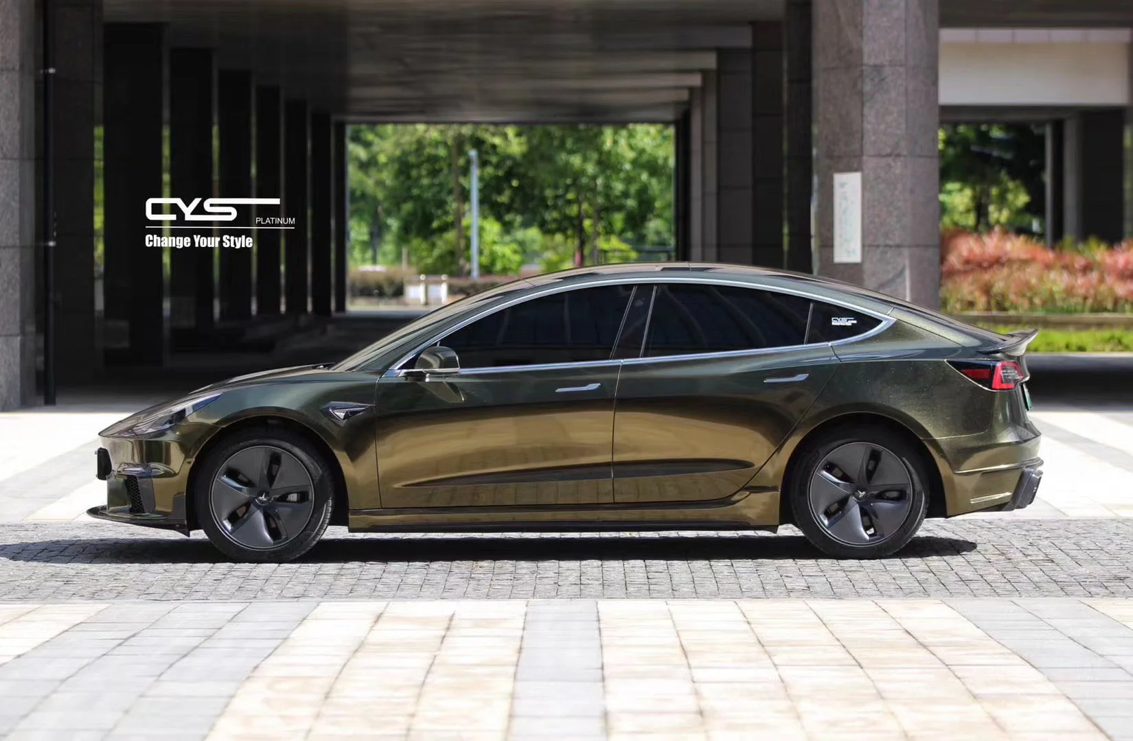 CMST Tuning Carbon Fiber Full Body Kit Style D for Tesla Model 3 - Image 8