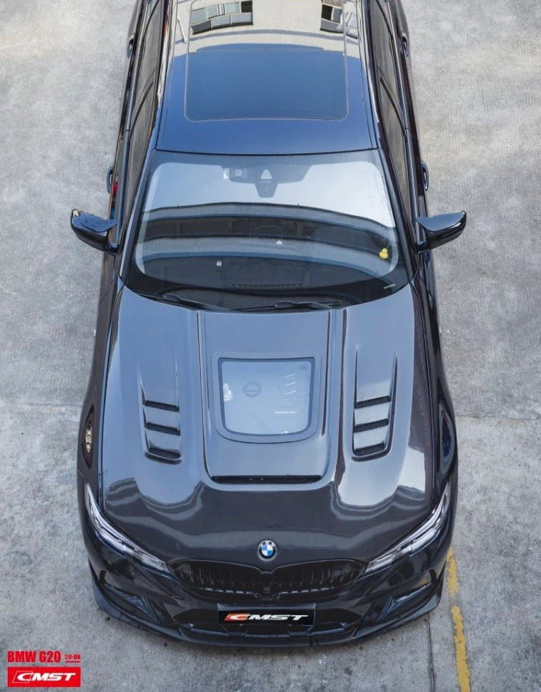 CMST Tuning Carbon Fiber Glass Transparent Hood Bonnet for BMW 3 Series G20 G28 330i M340i - Image 10