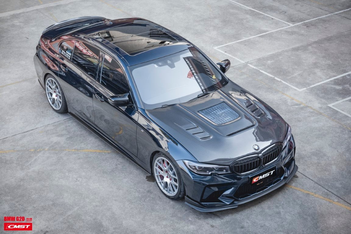 CMST Tuning Carbon Fiber Glass Transparent Hood Bonnet for BMW 3 Series G20 G28 330i M340i - Image 4