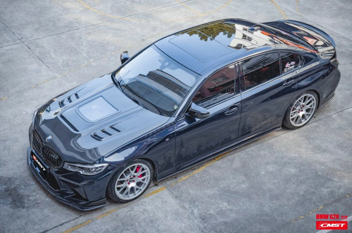 CMST Tuning Carbon Fiber Glass Transparent Hood Bonnet for BMW 3 Series G20 G28 330i M340i - Image 6