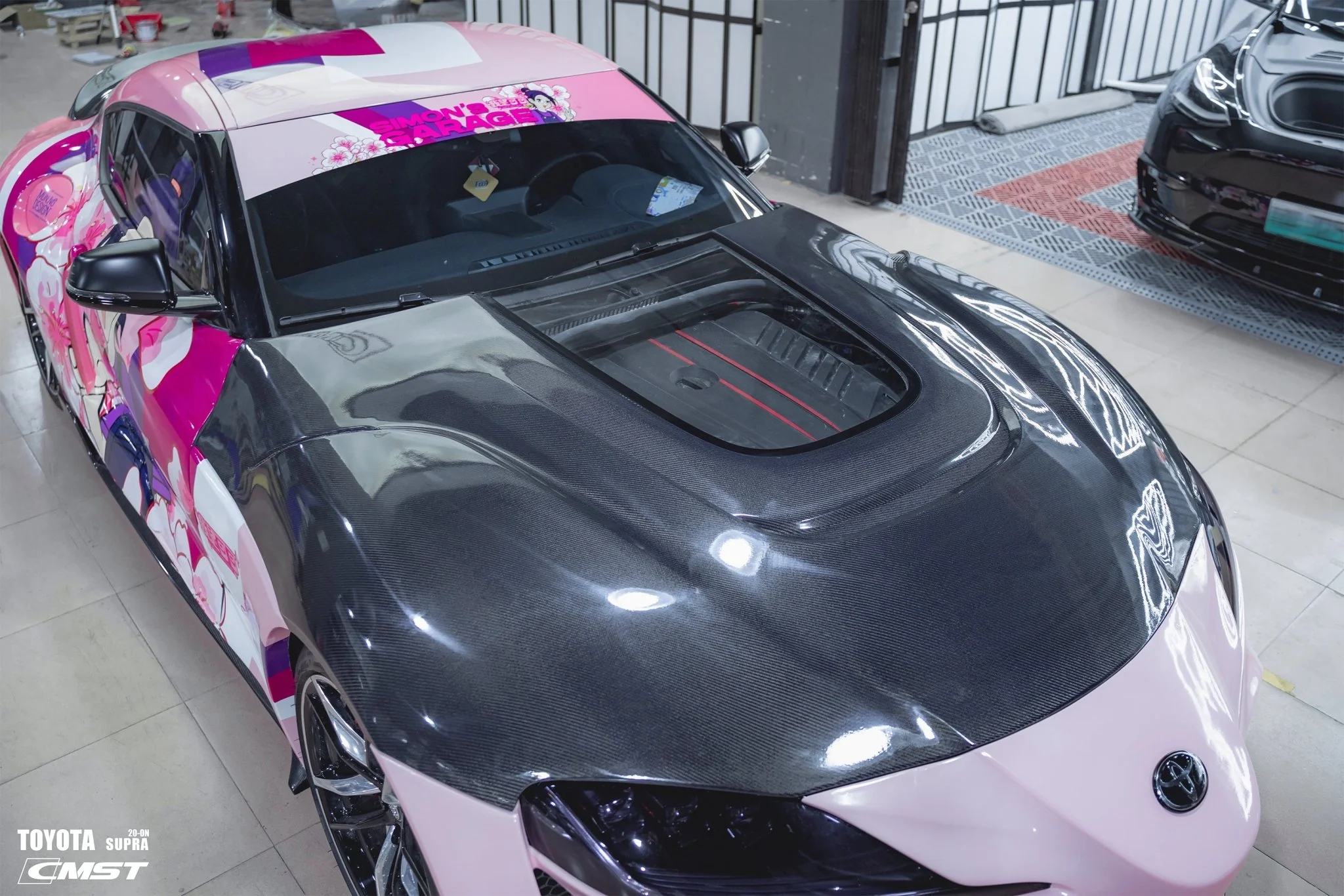 CMST Tuning Carbon Fiber Glass Transparent Hood Bonnet for Toyota GR Supra A90 A91 - Image 2