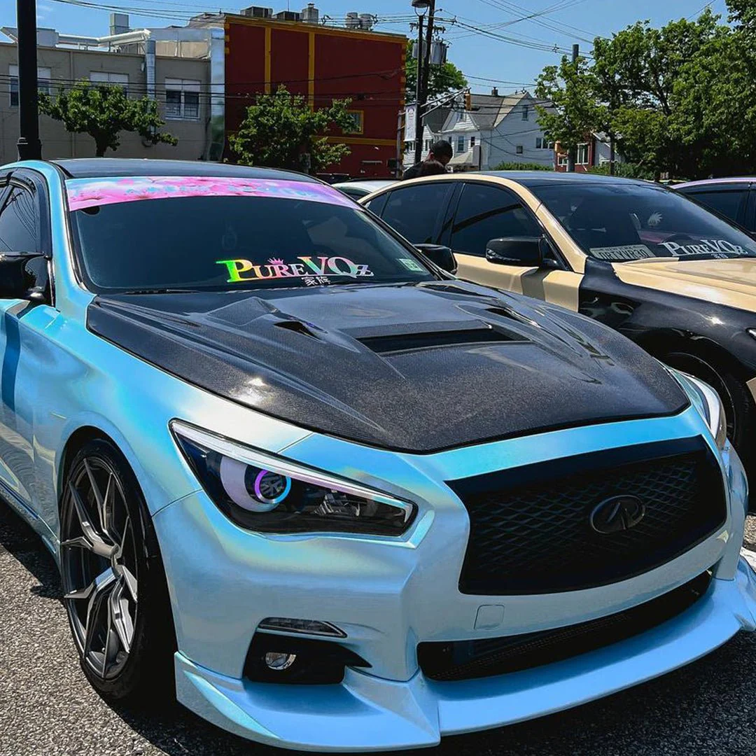 CMST Tuning Carbon Fiber Hood Bonnet for Infiniti Q50 2014-2022 - Image 2