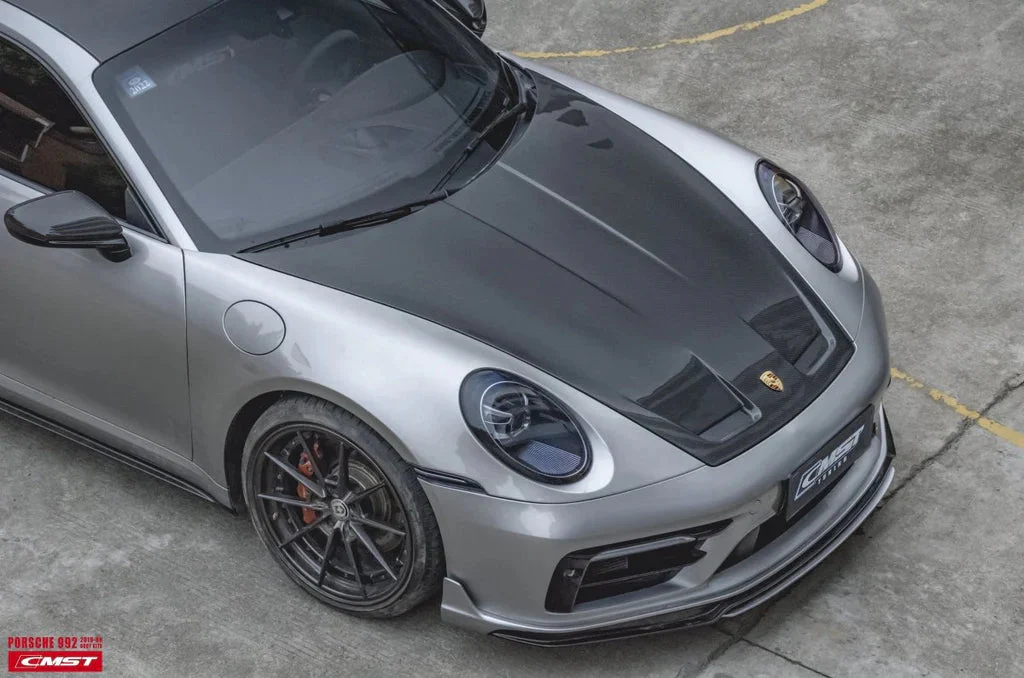 CMST Tuning Carbon Fiber Hood Bonnet GT3 Style for Porsche 911 992 2020 2021 - Image 3