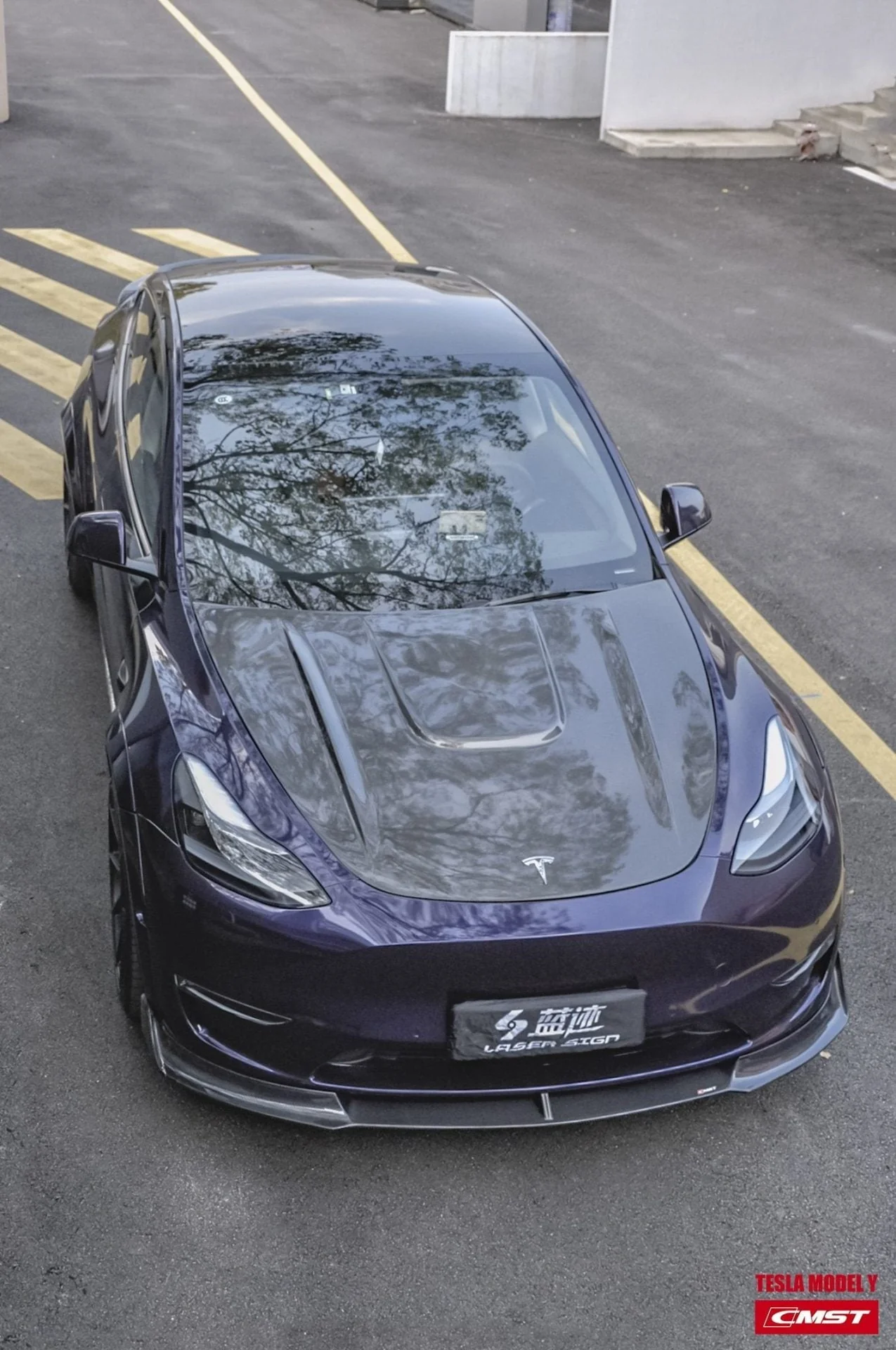 CMST Tuning Carbon Fiber Hood Bonnet Ver.1 for Tesla Model Y - Image 20