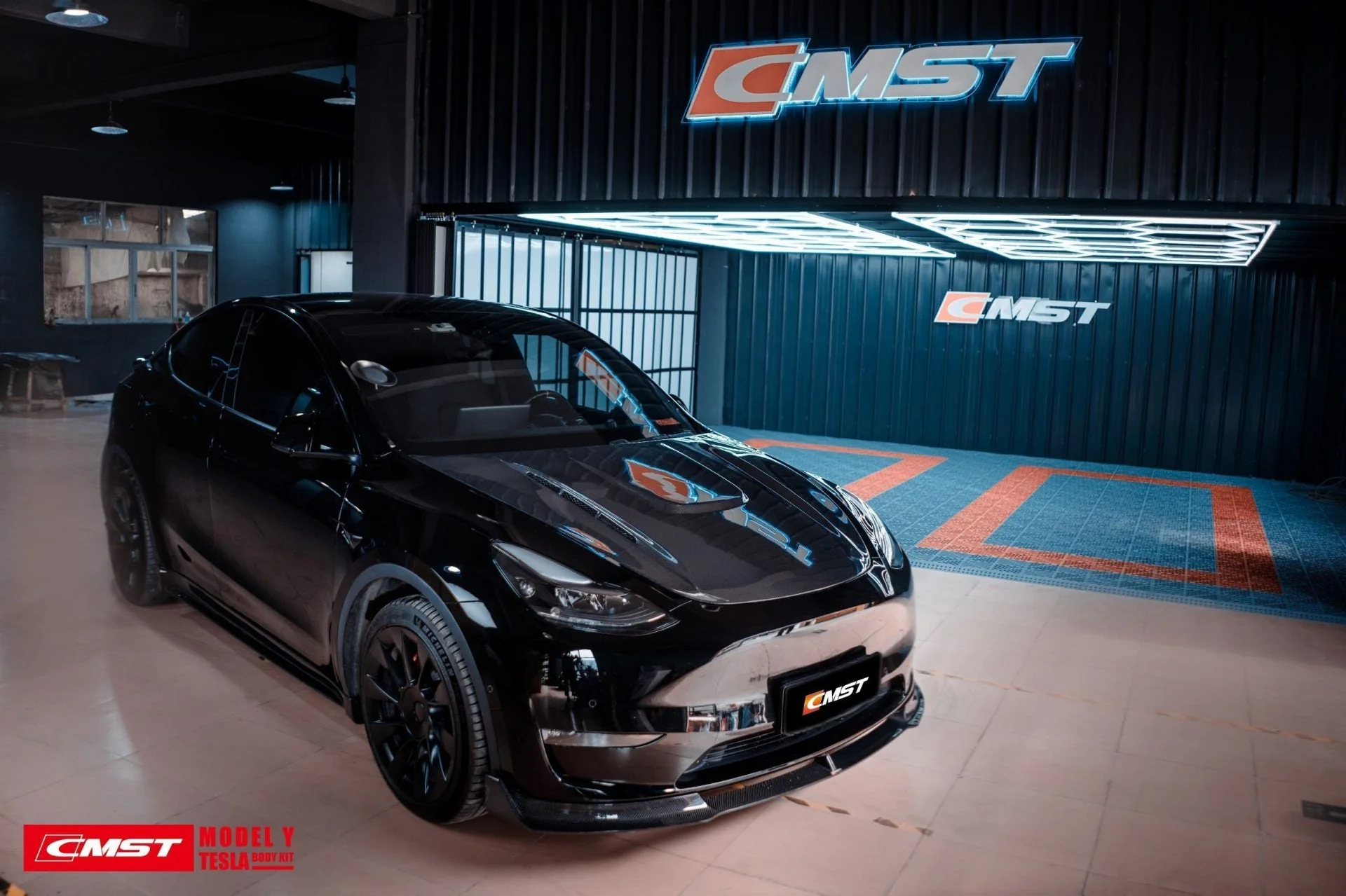 CMST Tuning Carbon Fiber Hood Bonnet Ver.1 for Tesla Model Y - Image 21