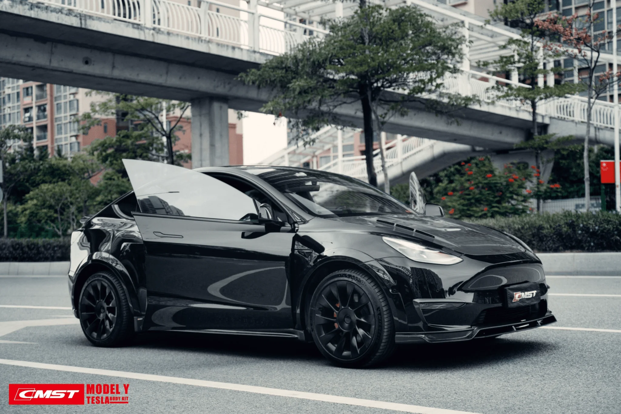 CMST Tuning Carbon Fiber Hood Bonnet Ver.1 for Tesla Model Y - Image 23