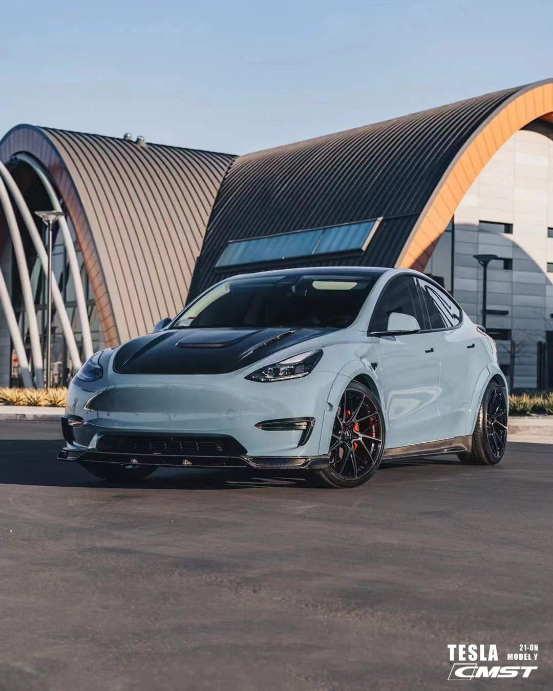 CMST Tuning Carbon Fiber Hood Bonnet Ver.1 for Tesla Model Y - Image 9