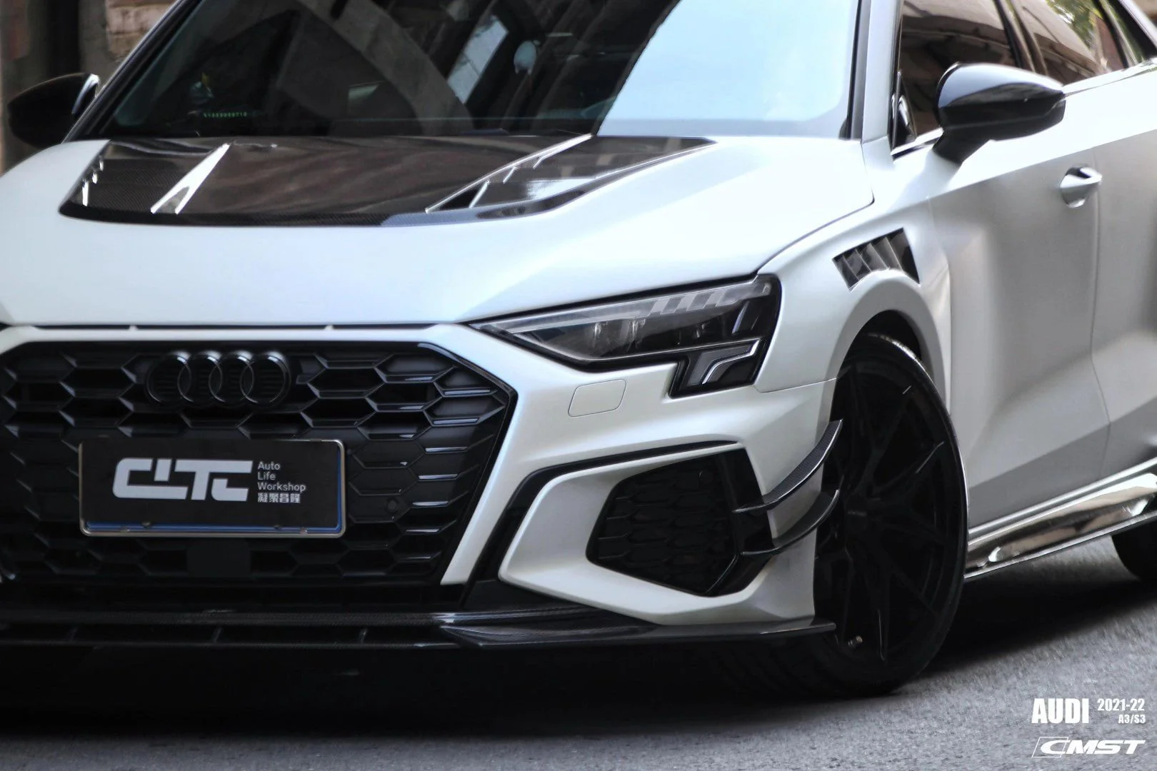 CMST Tuning Carbon Fiber Hood Bonnet Ver.2 for Audi RS3 S3 A3 8Y 2021-ON - Image 11