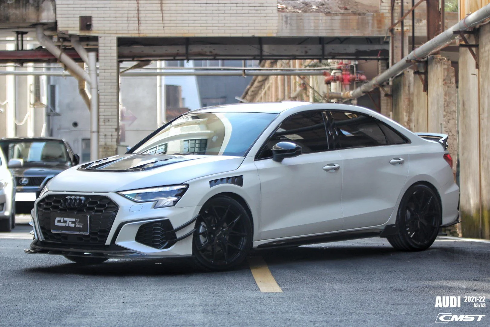CMST Tuning Carbon Fiber Hood Bonnet Ver.2 for Audi RS3 S3 A3 8Y 2021-ON - Image 5